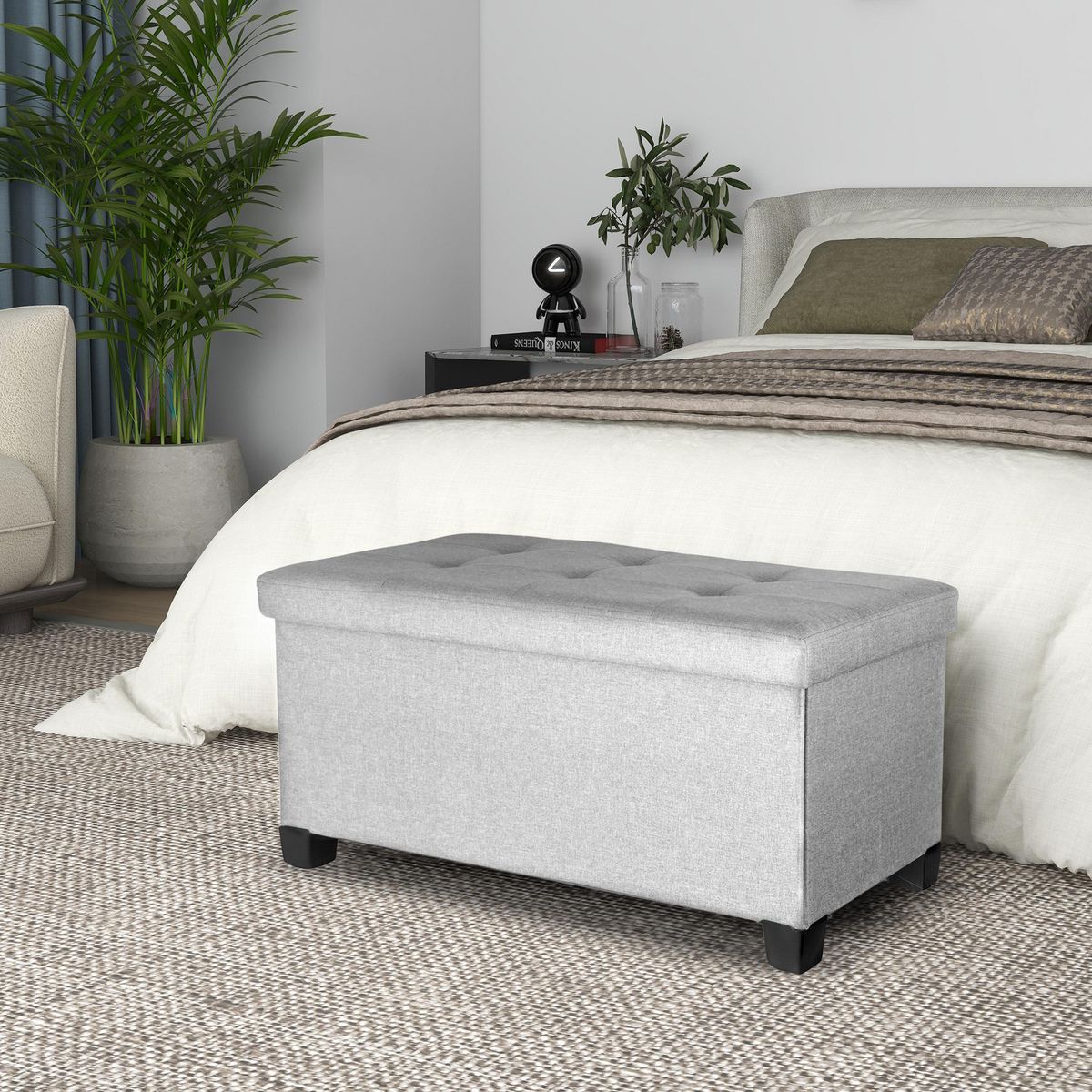 JUST HOME COLLECTION - Banqueta Barney Beige 38x76x38cm