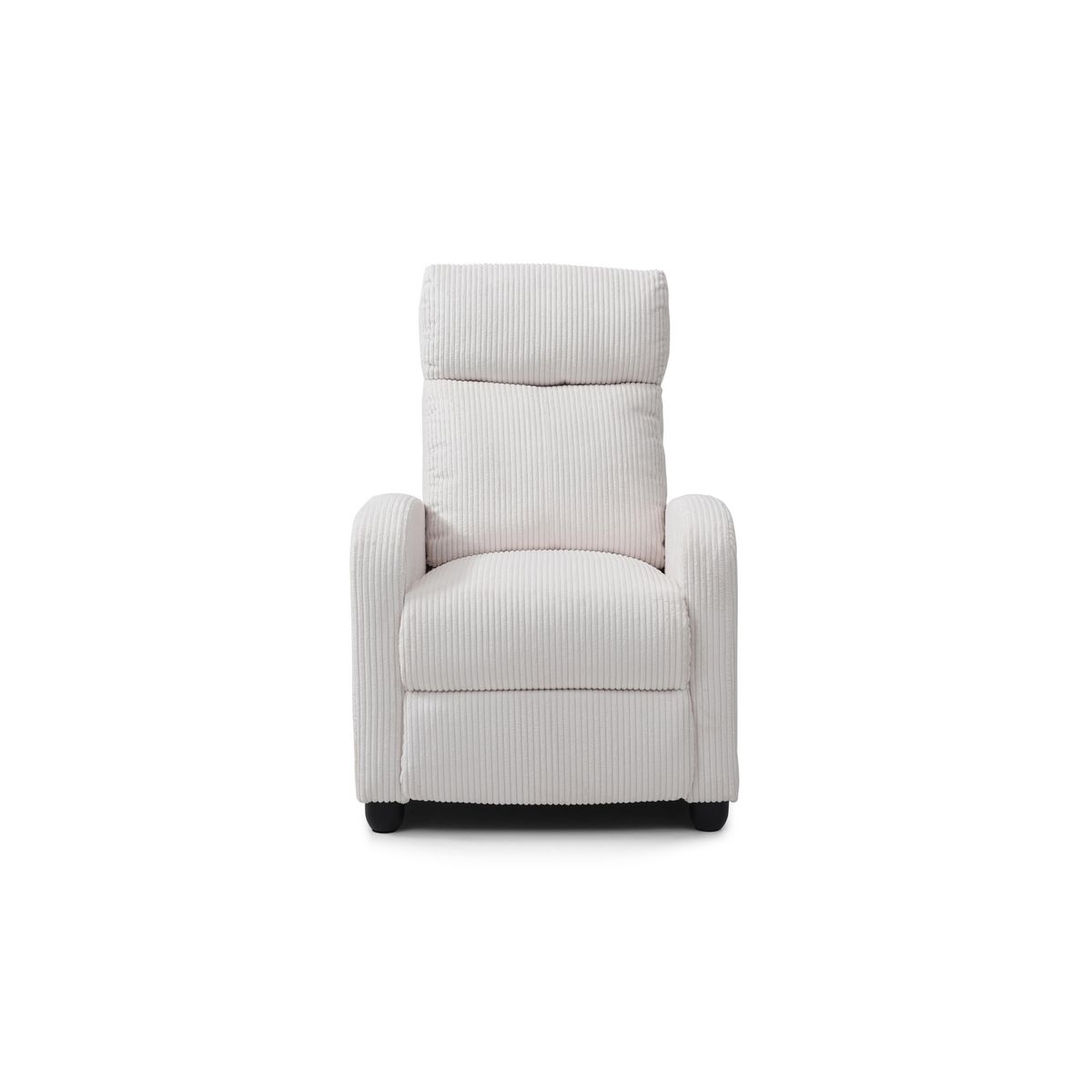 JUST HOME COLLECTION - Sillón Reclinable 1 Cuerpo Darwin 68x89x99cm Blanco