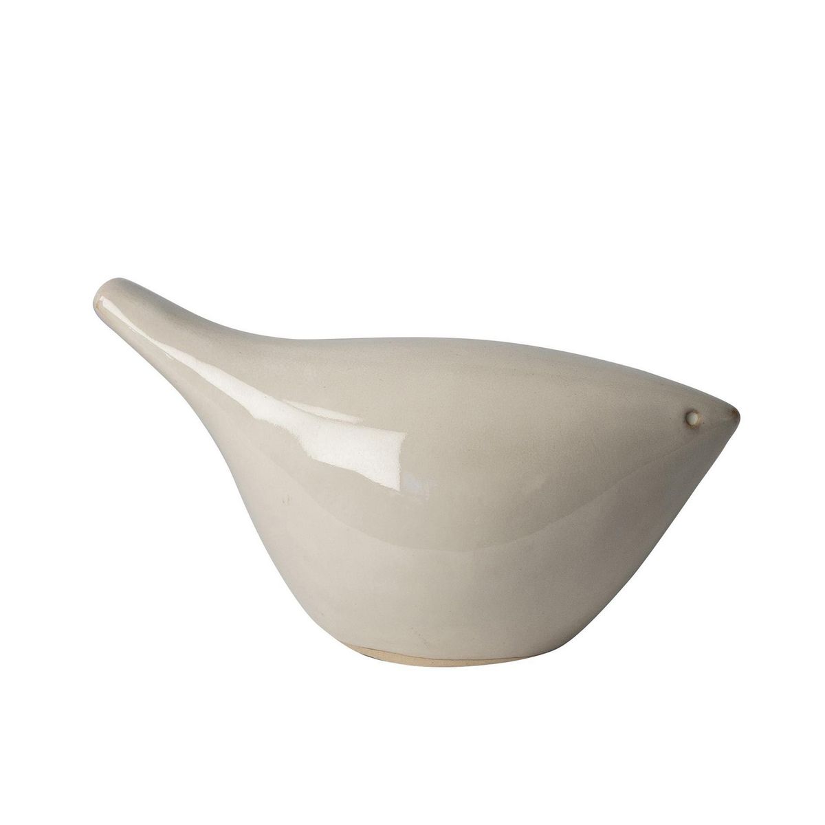 JUST HOME COLLECTION - Pájaro Decorativo Blanco 16x7.5x9cm