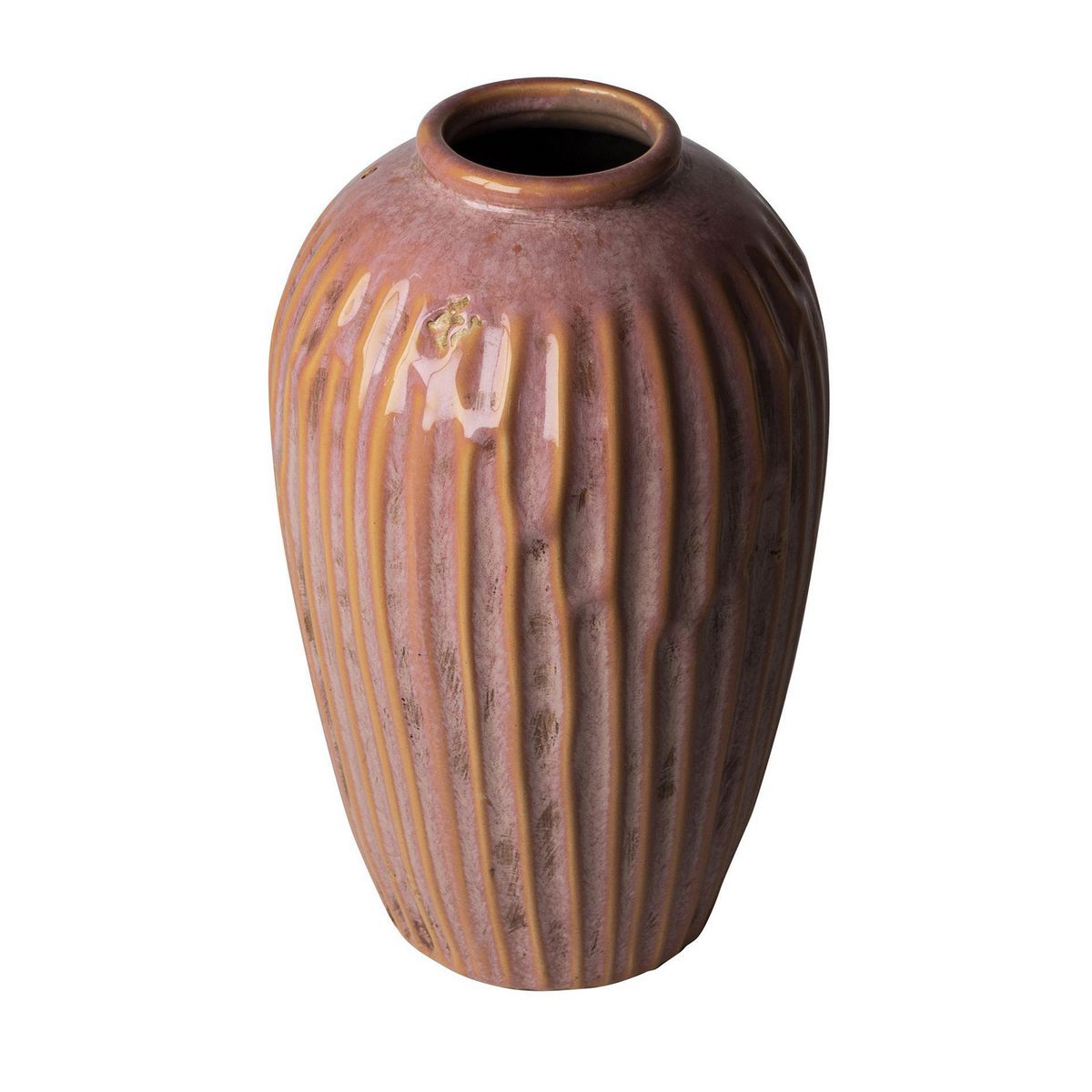 JUST HOME COLLECTION - Jarrón Terra Naranja 18.5x29.5cm