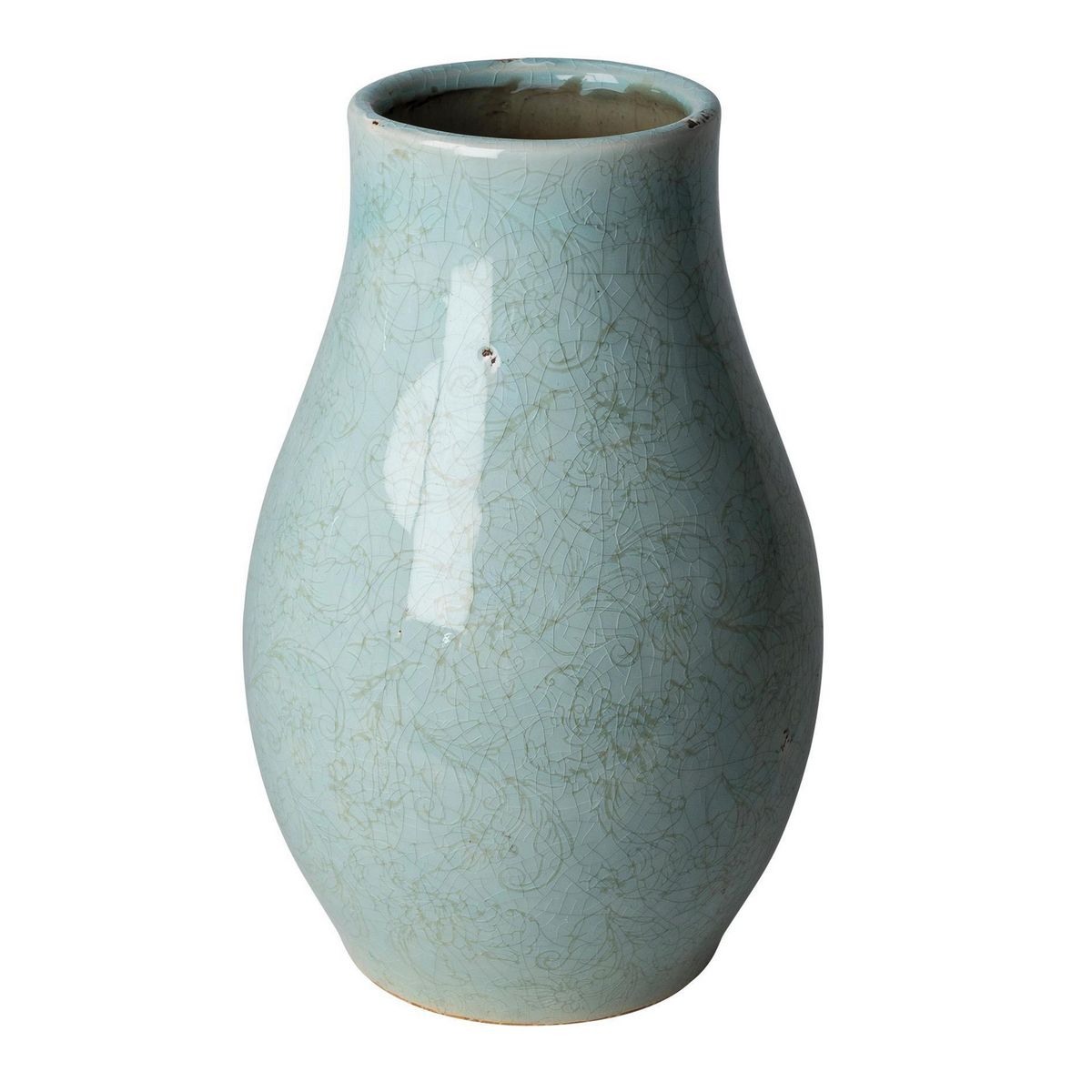 JUST HOME COLLECTION - Florero Terra Celeste 16x25cm