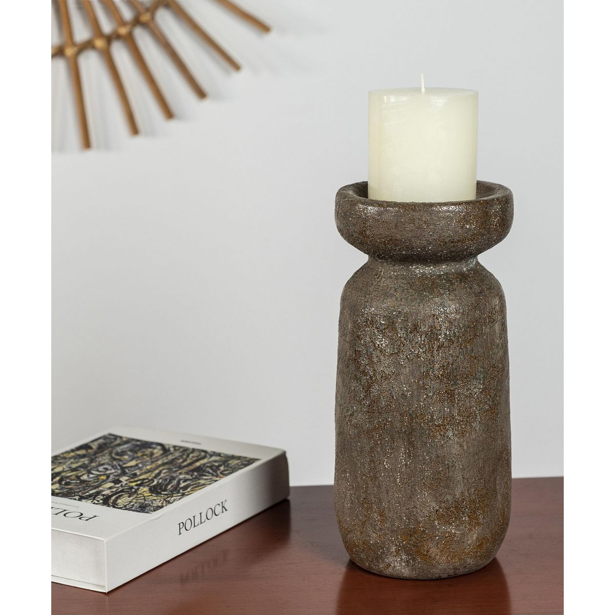 JUST HOME COLLECTION - Portavela Terracotta 13x26.5cm