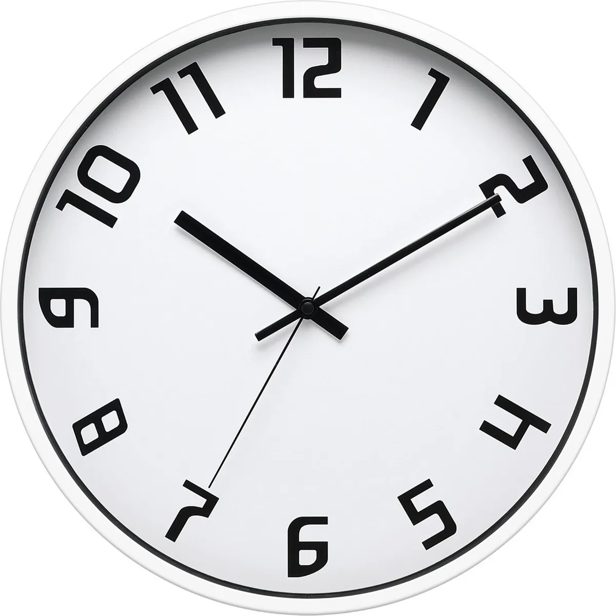 CASA BONITA - Reloj Norma 30cm Blanco y Negro