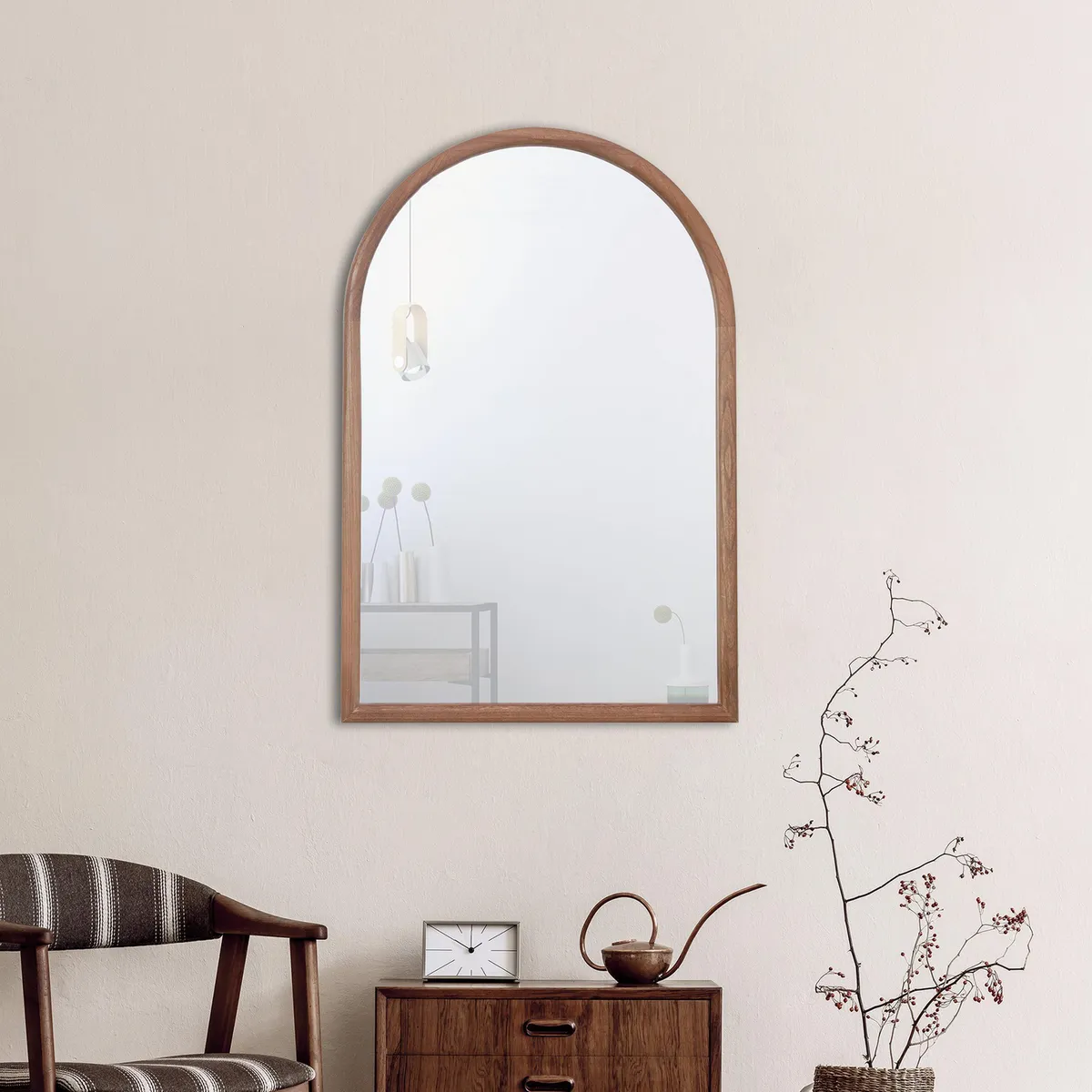 JUST HOME COLLECTION - Espejo Decorativo 61x91cm Madera