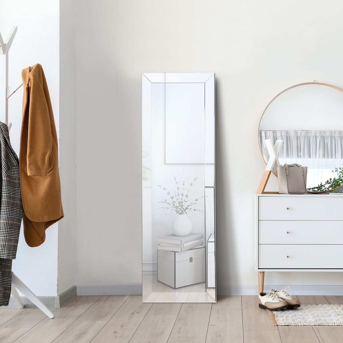 JUST HOME COLLECTION - Espejo Doble Bisel Rectangular 50x157cm