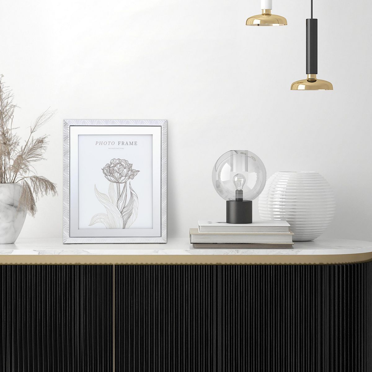 JUST HOME COLLECTION - Marco de Fotos Mirror 20x25cm Plateado