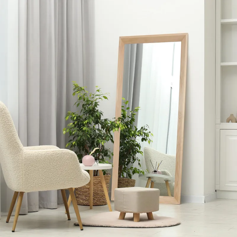 JUST HOME COLLECTION - Espejo Grande Natural 80x180cm