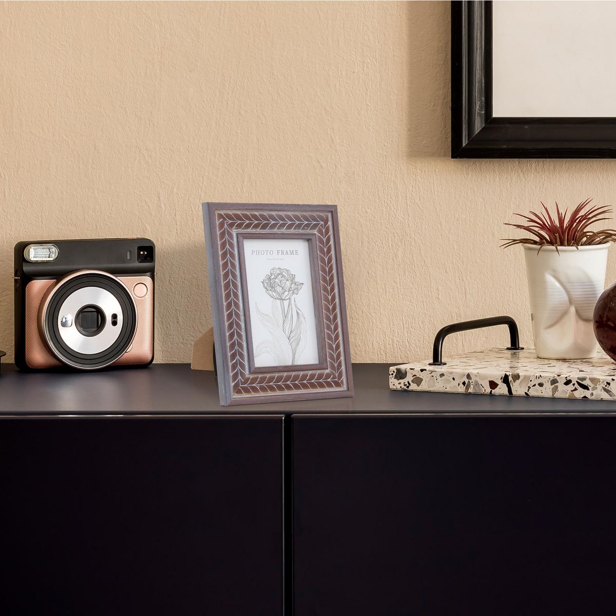 JUST HOME COLLECTION - Marco de Fotos 10x15cm Café