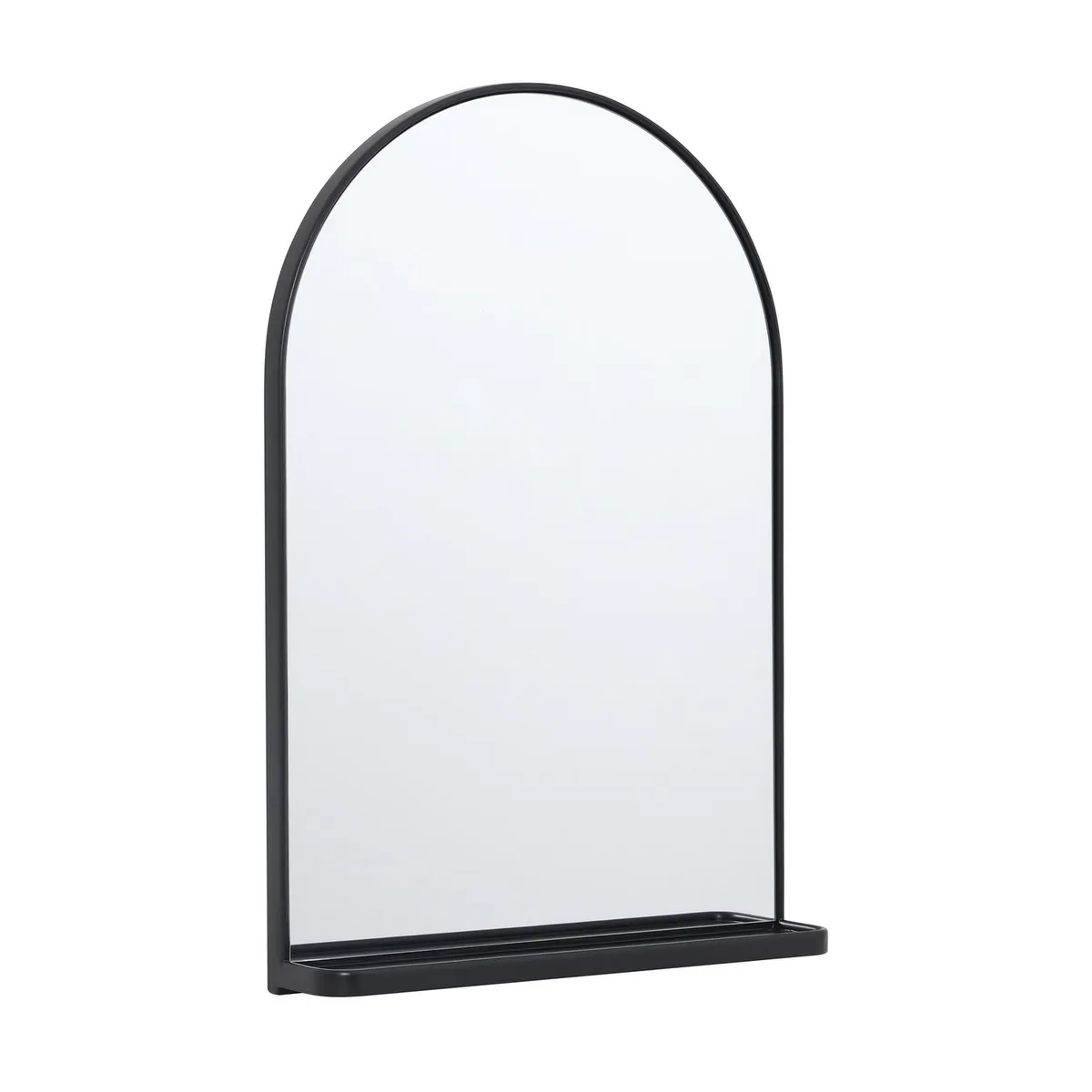 JUST HOME COLLECTION - Espejo Estante Decorativo 50x76cm Negro