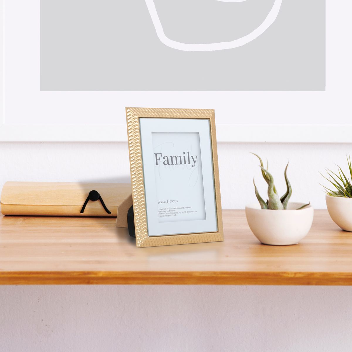 JUST HOME COLLECTION - Marco de Fotos Mirror 10x15cm Dorado