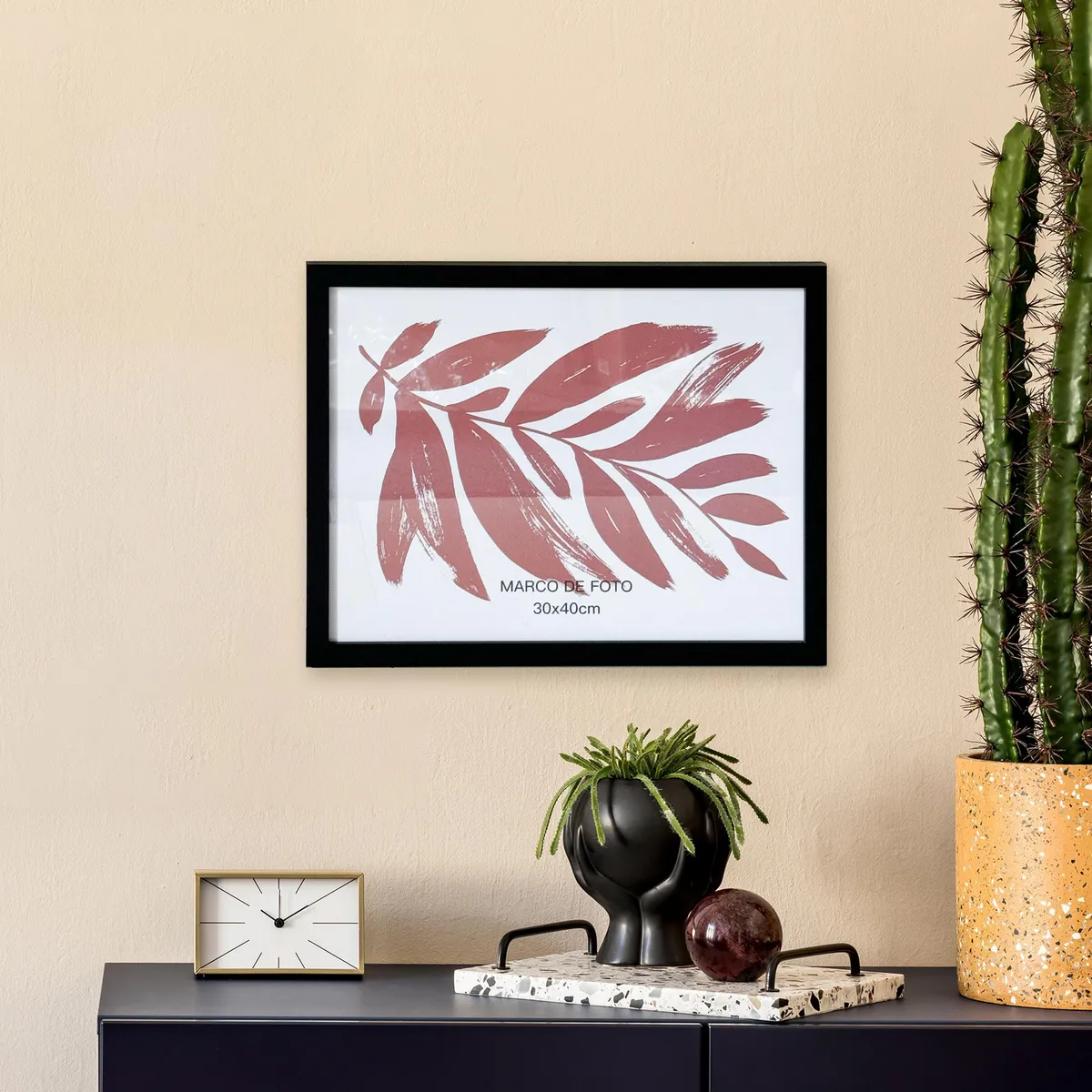 JUST HOME COLLECTION - Marco de Foto Ideals Negro 30x40cm