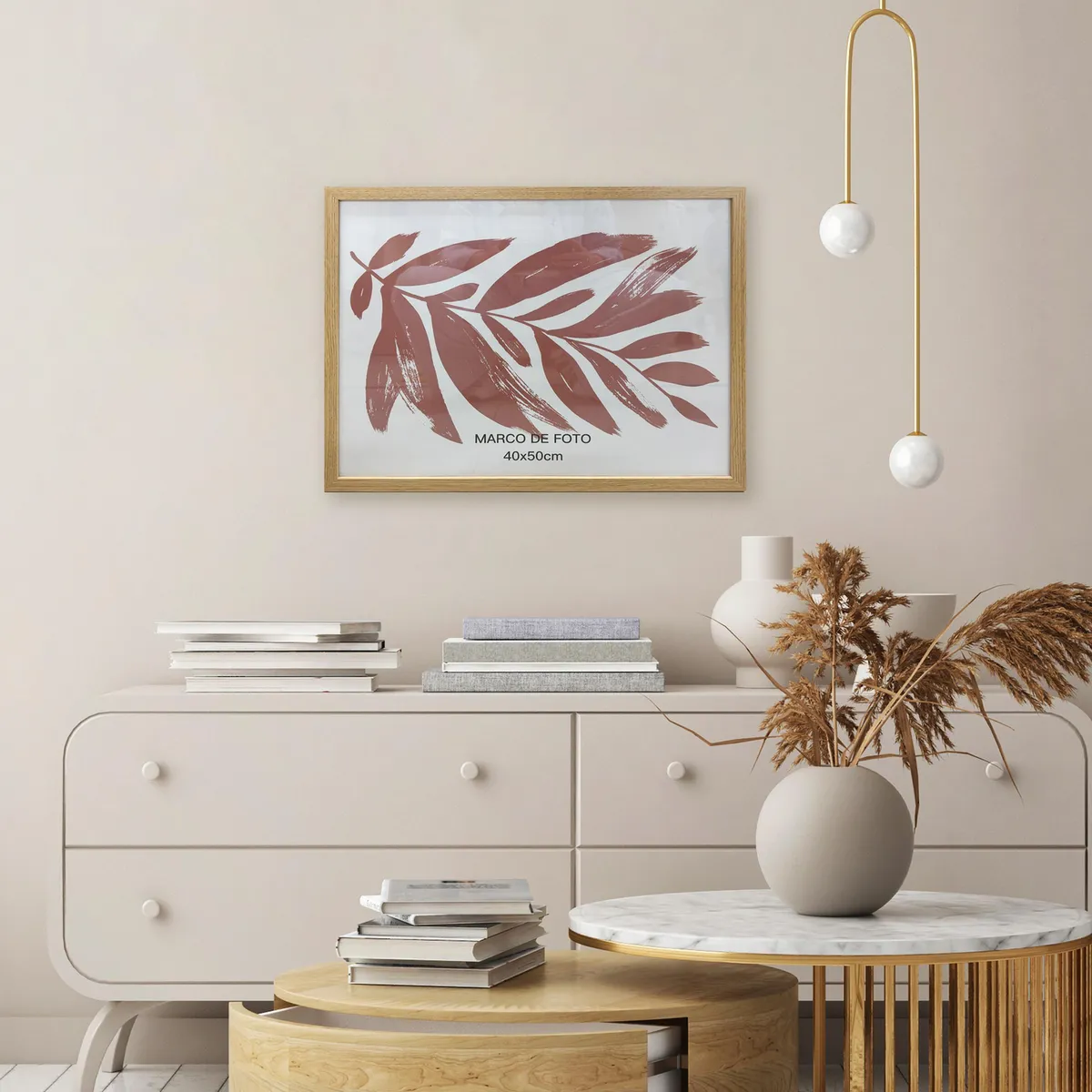 JUST HOME COLLECTION - Marco de Foto Basic Oak 40x50cm