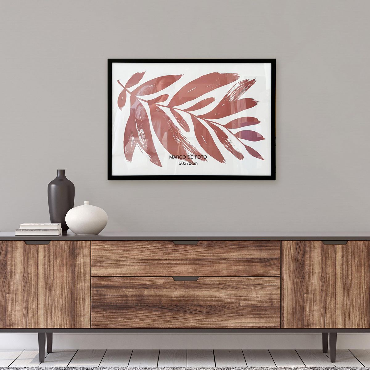 JUST HOME COLLECTION - Marco de Foto Ideals Negro 50x70cm