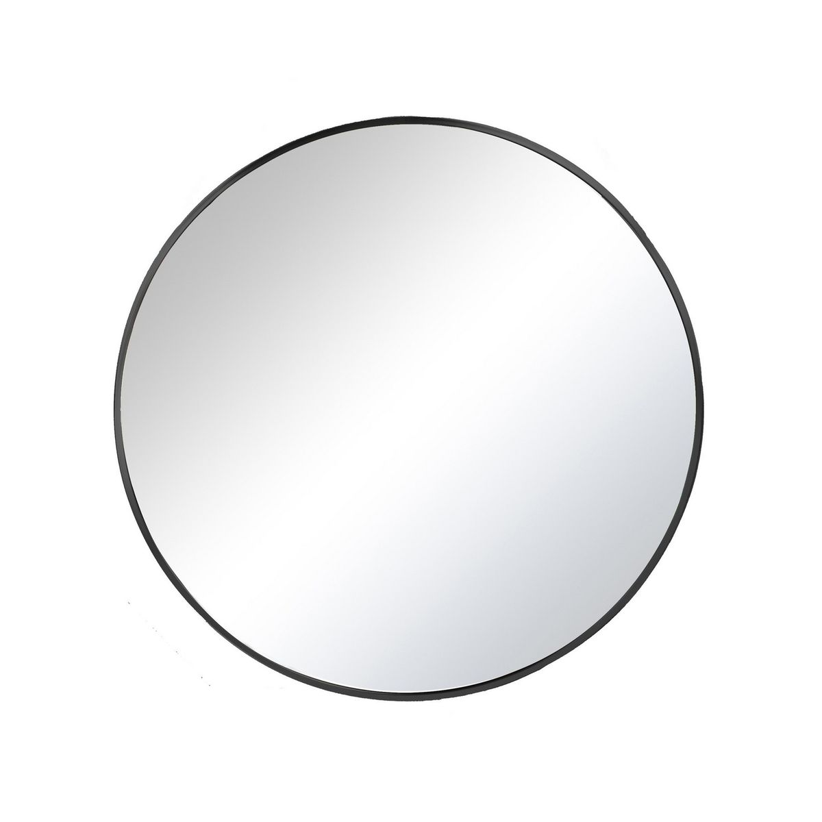 JUST HOME COLLECTION - Espejo Redondo Negro 100cm