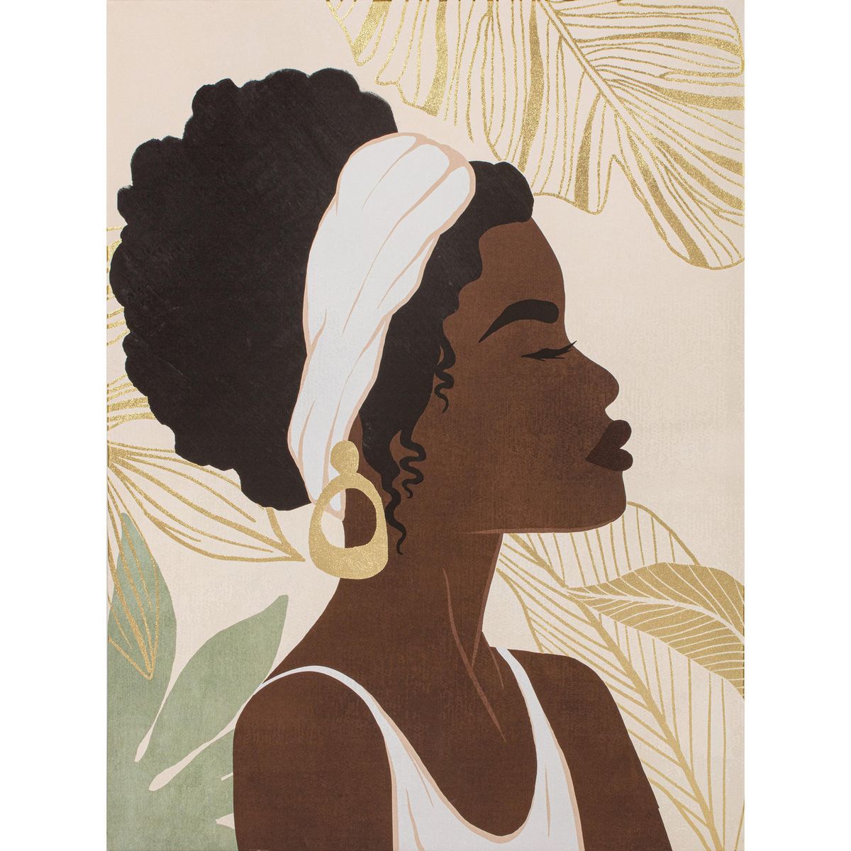 JUST HOME COLLECTION - Cuadro Canvas Mujer Derecha 60X80 CM