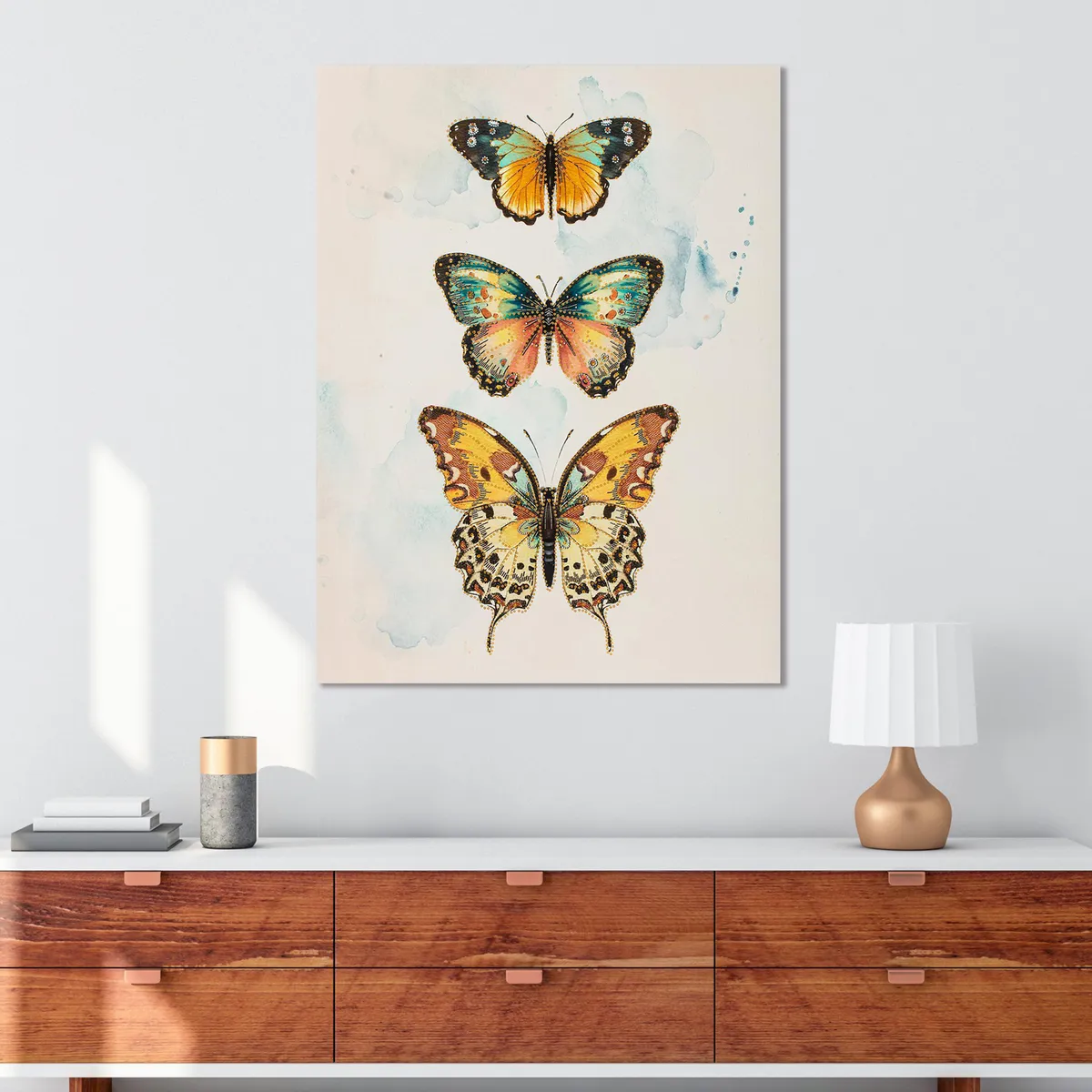 JUST HOME COLLECTION - Cuadro Canvas Mariposa 2 60x80cm