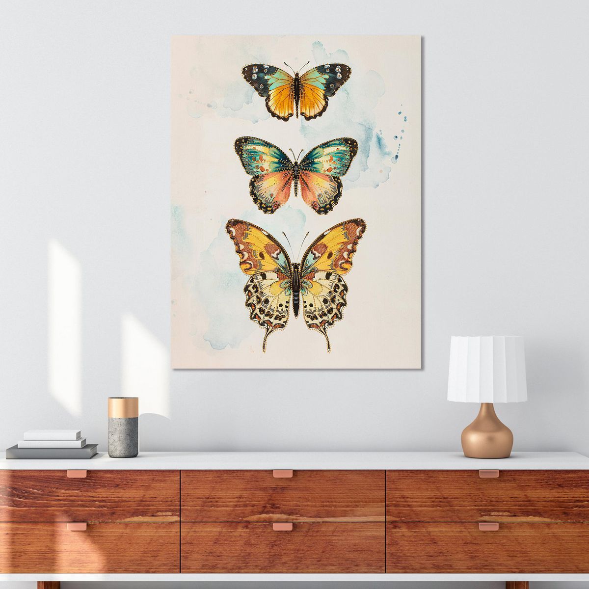 JUST HOME COLLECTION - Cuadro Canvas Mariposa 2 60x80cm