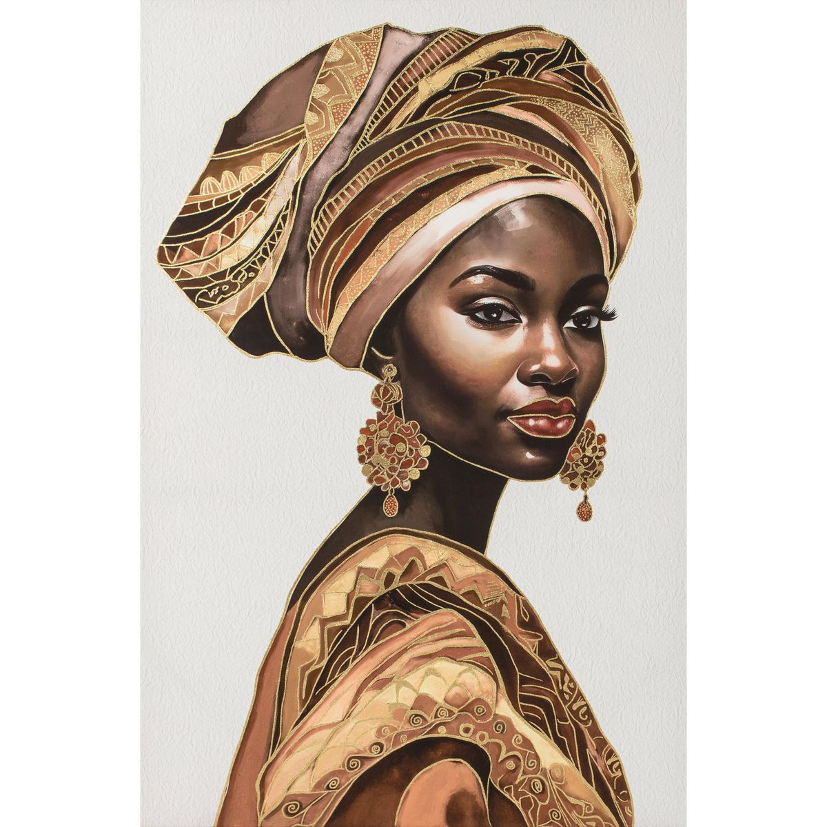 JUST HOME COLLECTION - Cuadro Canvas Mujer 80x120 cm