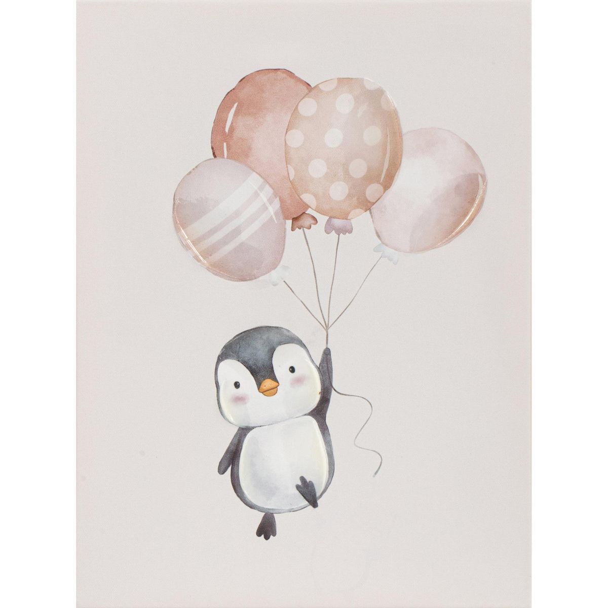 JUST HOME COLLECTION - Cuadro Canvas Pingüino 30x40cm