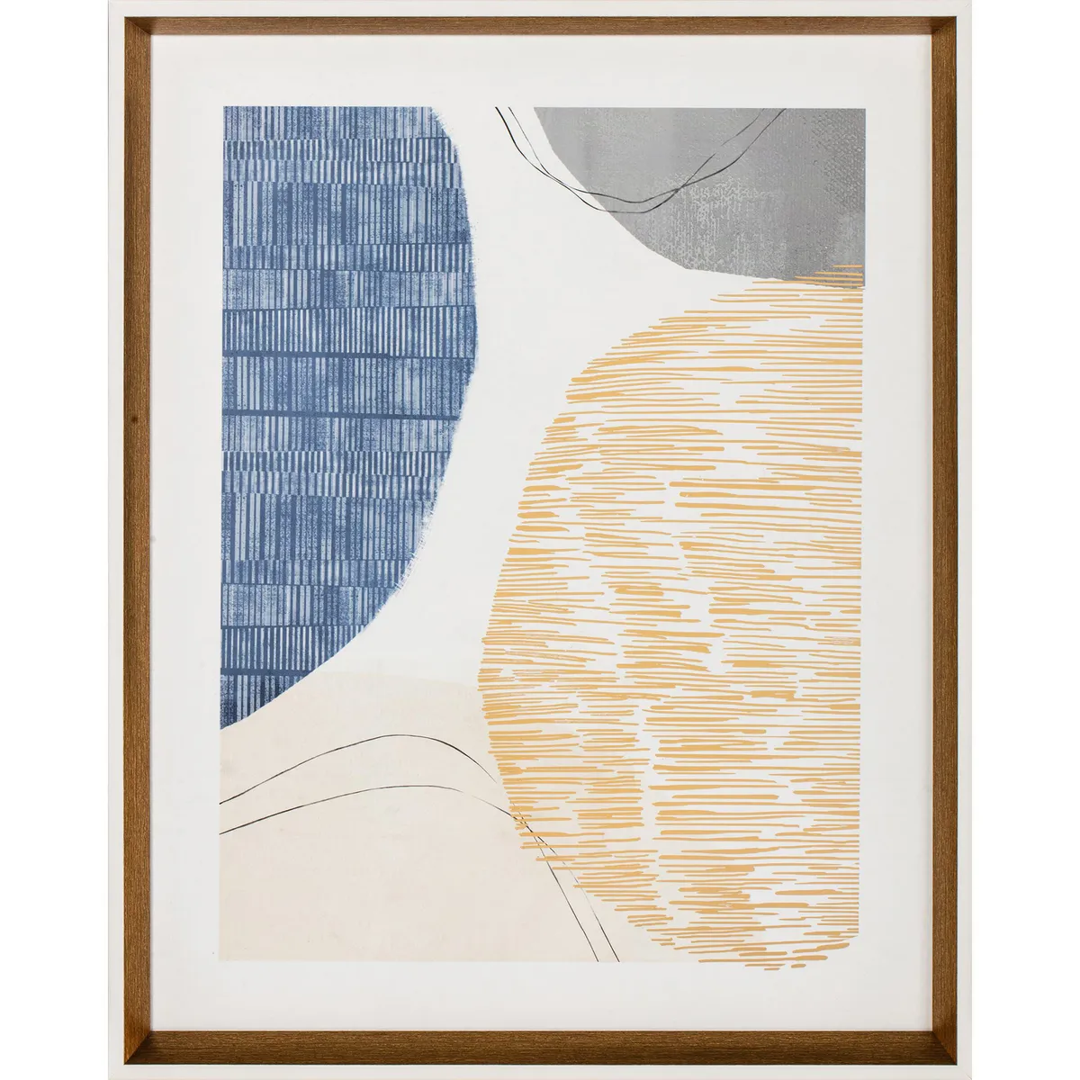 JUST HOME COLLECTION - Cuadro Abstracto Azul 2 40x50cm