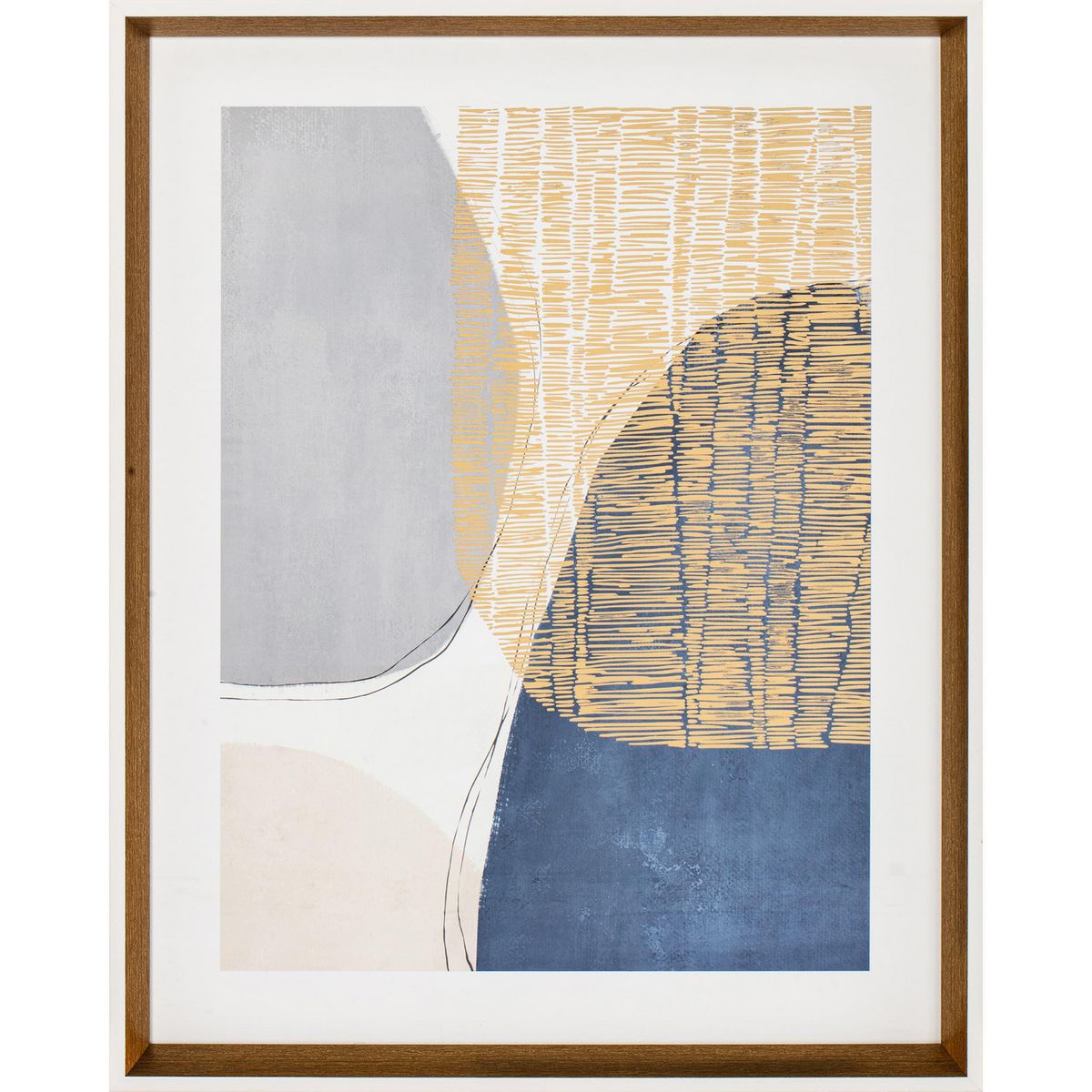 JUST HOME COLLECTION - Cuadro Abstracto Azul 1 40x50cm