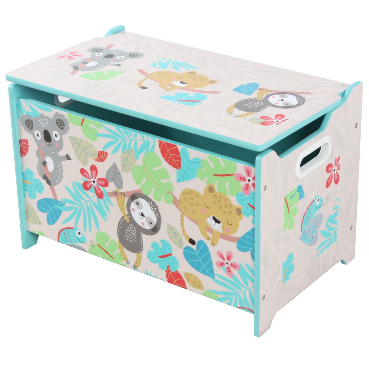 JUST HOME COLLECTION - Baúl Infantil Perezoso 59.5x39x36cm Multicolor