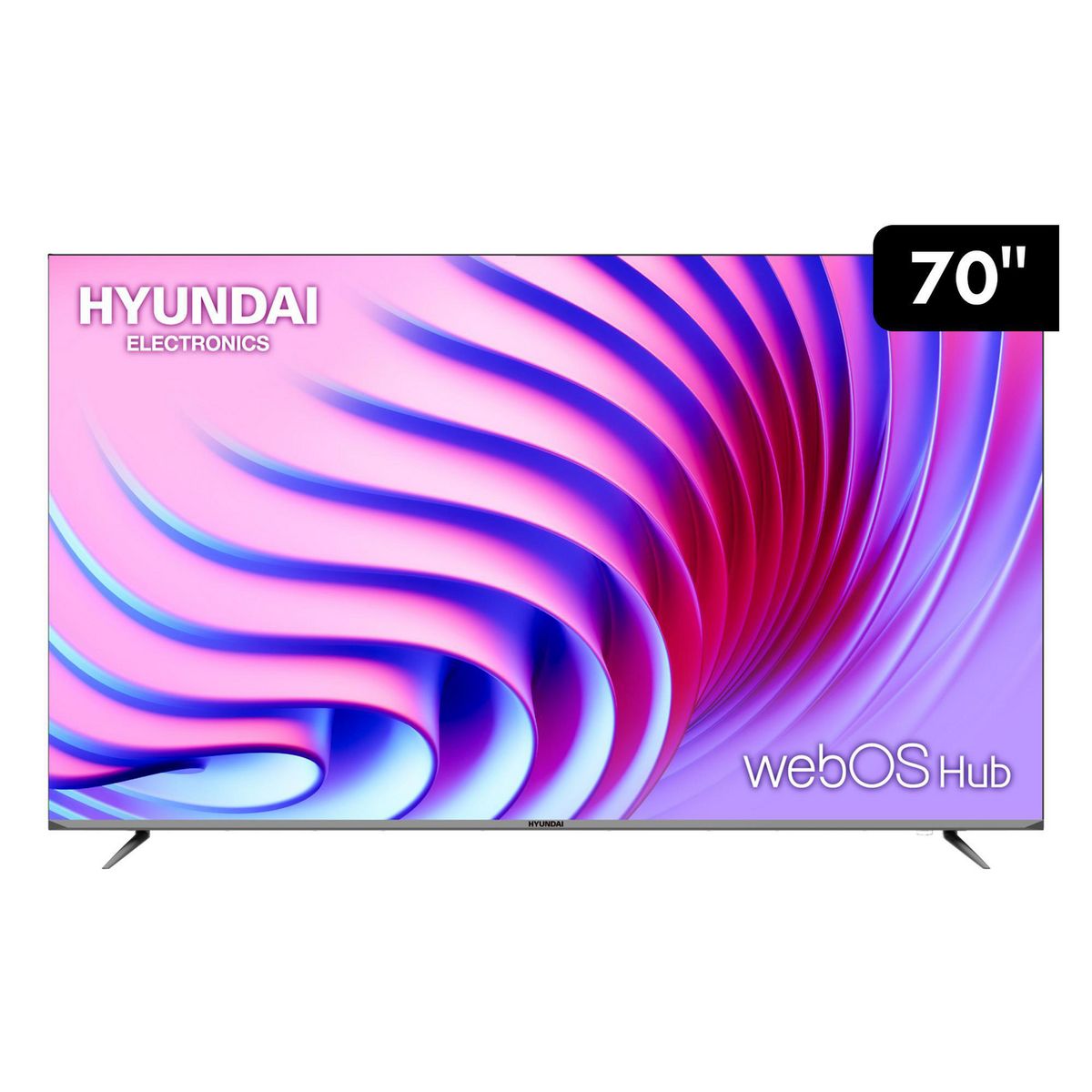 HYUNDAI - Televisor Smart TV Hyundai 70" Ultra HD 4K Borderless HYLED7002W4KM