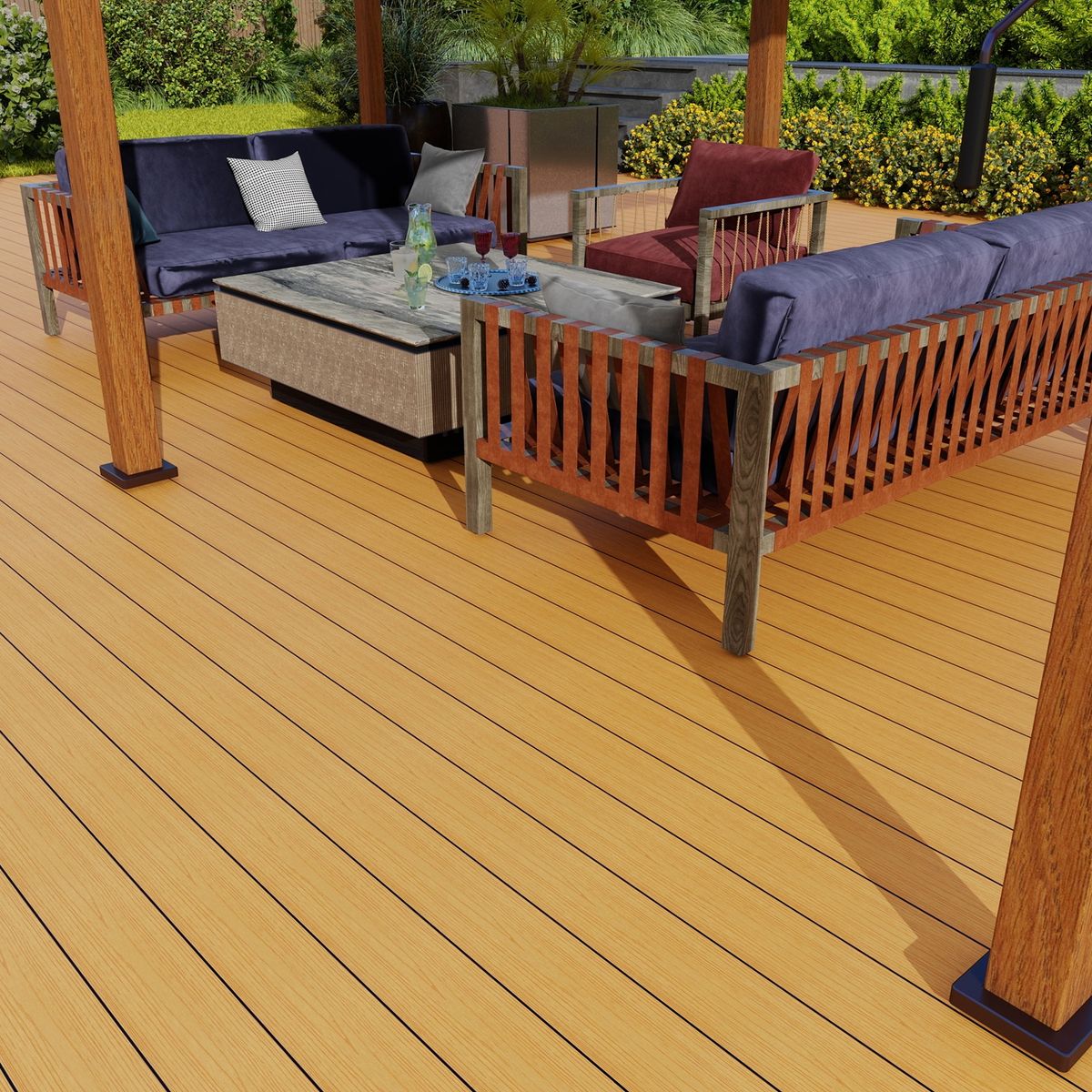 HOLZTEK - Deck WPC Teka 2.9m