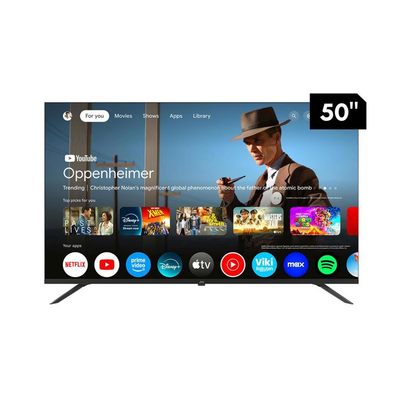 JVC - Televisor Smart TV JVC 50" Ultra HD 4K Frameless LT-50KB538