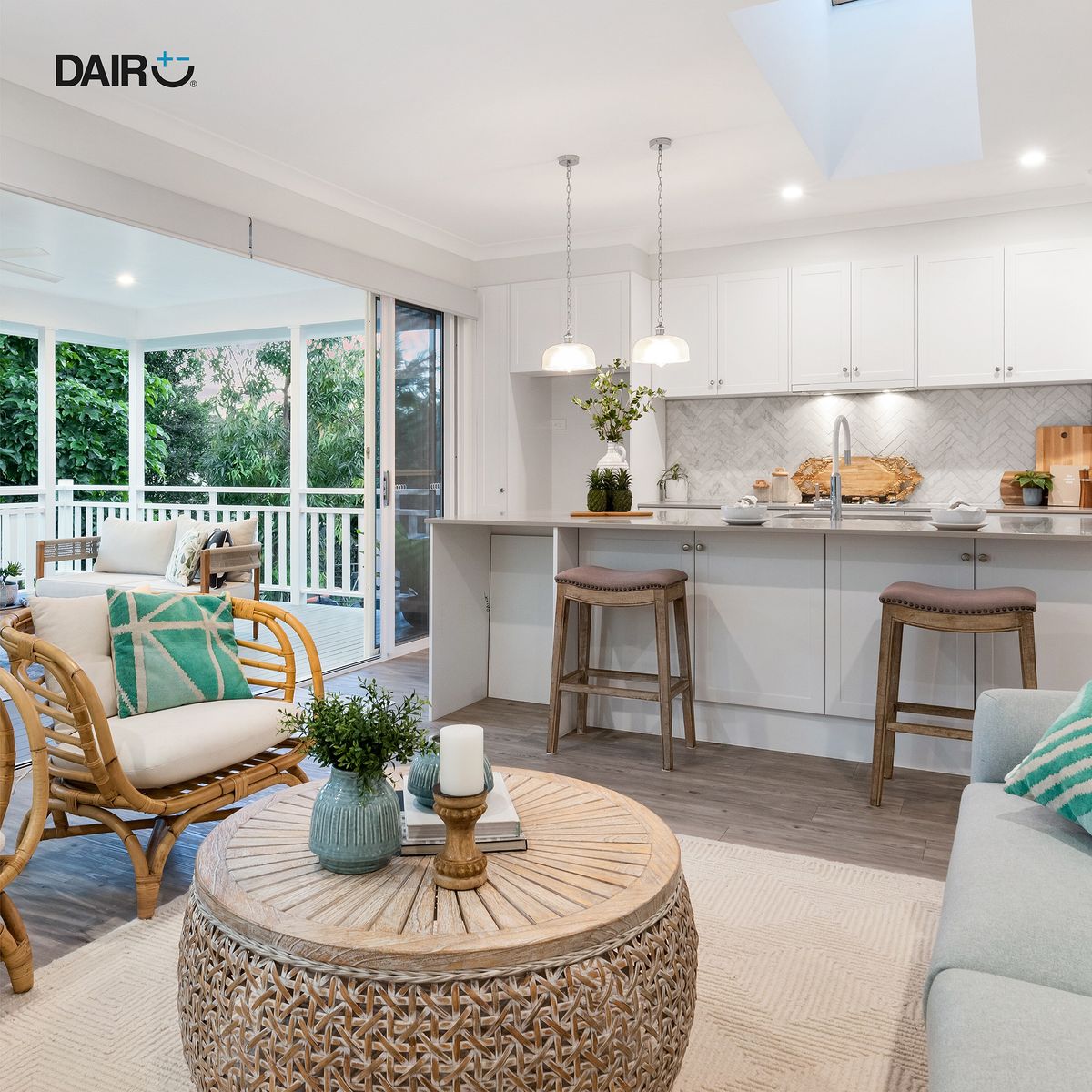 DAIRU - Spot LED Empotrado Circular 5W Luz Fría 2 Unidades