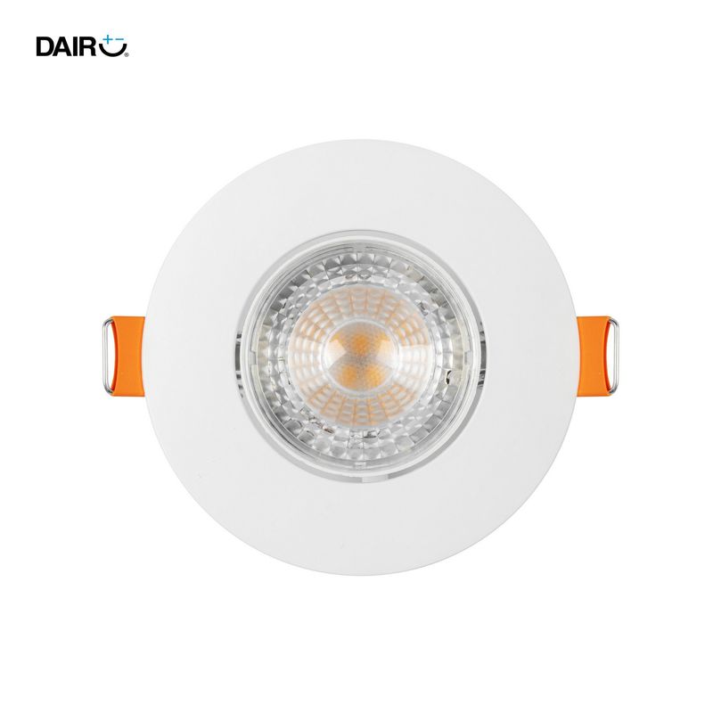 DAIRU - Spot LED Empotrado Circular 5W Luz Fría 2 Unidades