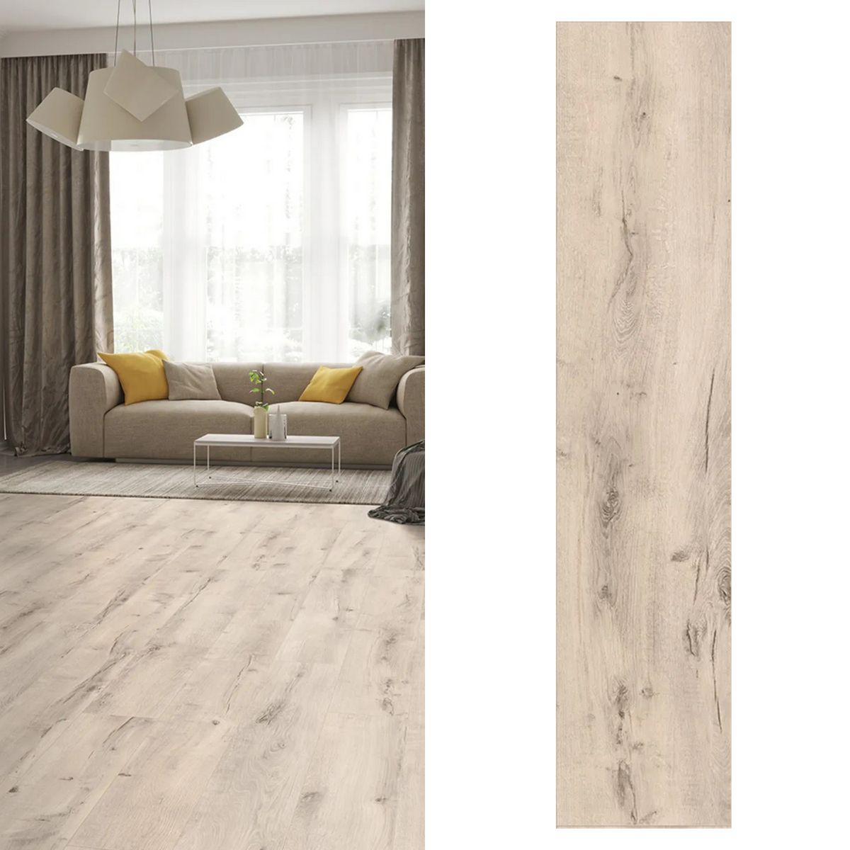 HOLZTEK - Piso Laminado Bremen Beigee 8mm 2.22m2