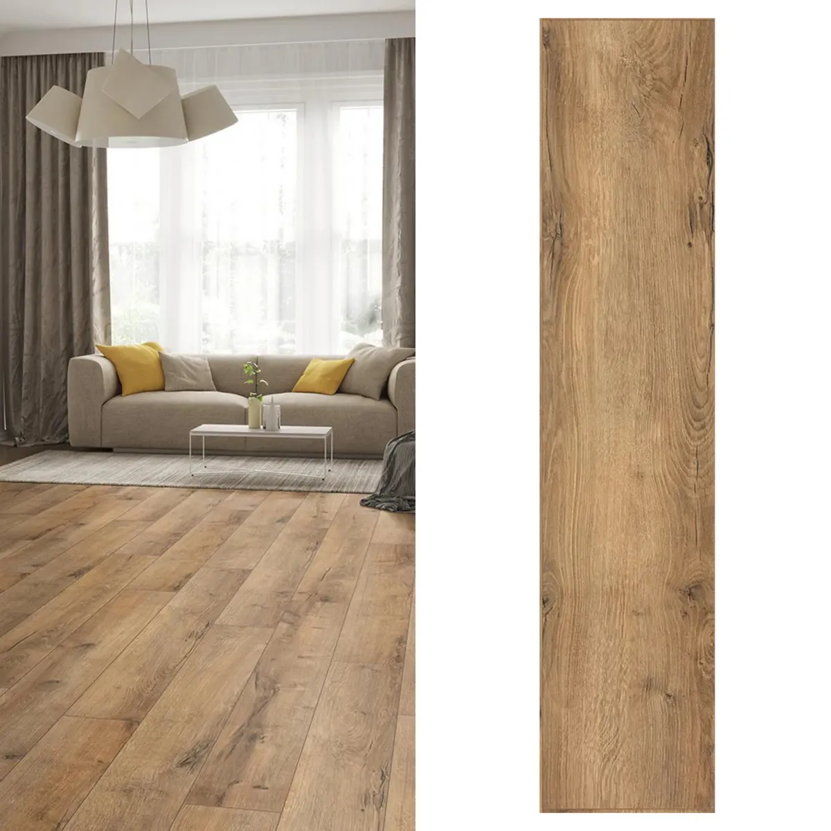 HOLZTEK - Piso Laminado Main Café 8mm 2.5m2