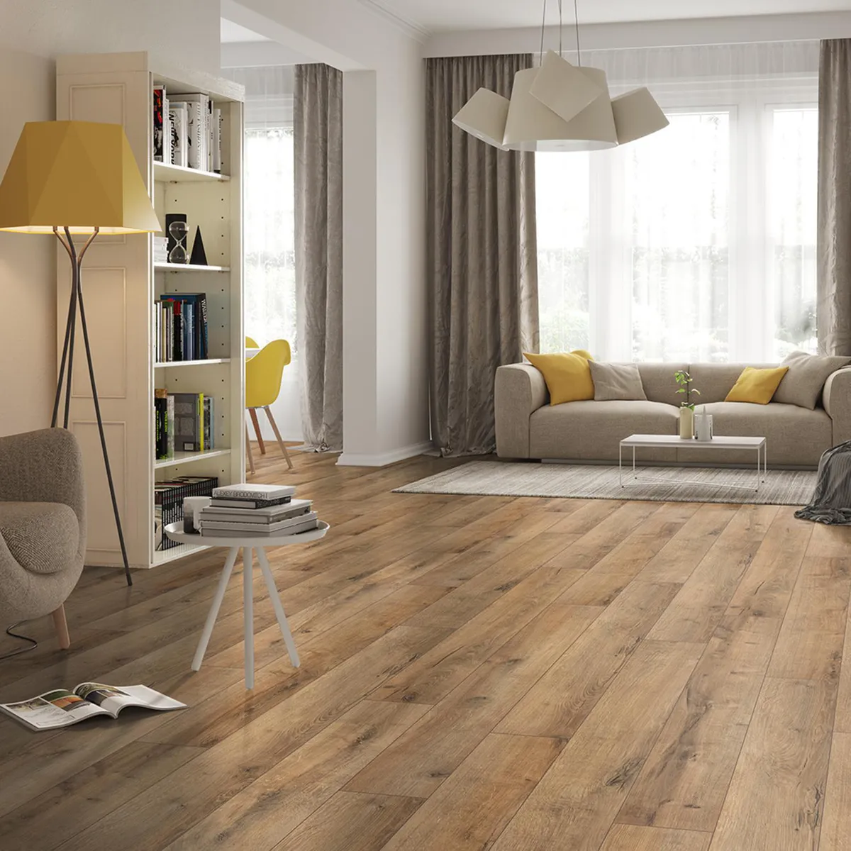 HOLZTEK - Piso Laminado Main Café 8mm 2.5m2
