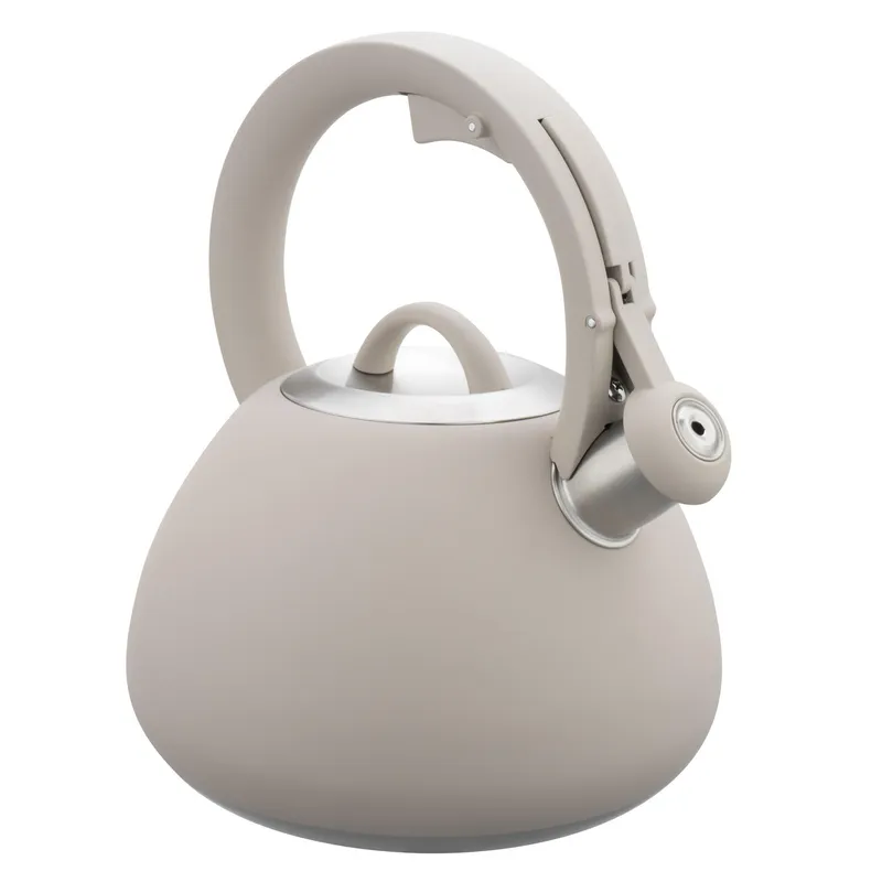JUST HOME COLLECTION - Tetera de Acero Inoxidable 2.8 L Taupe
