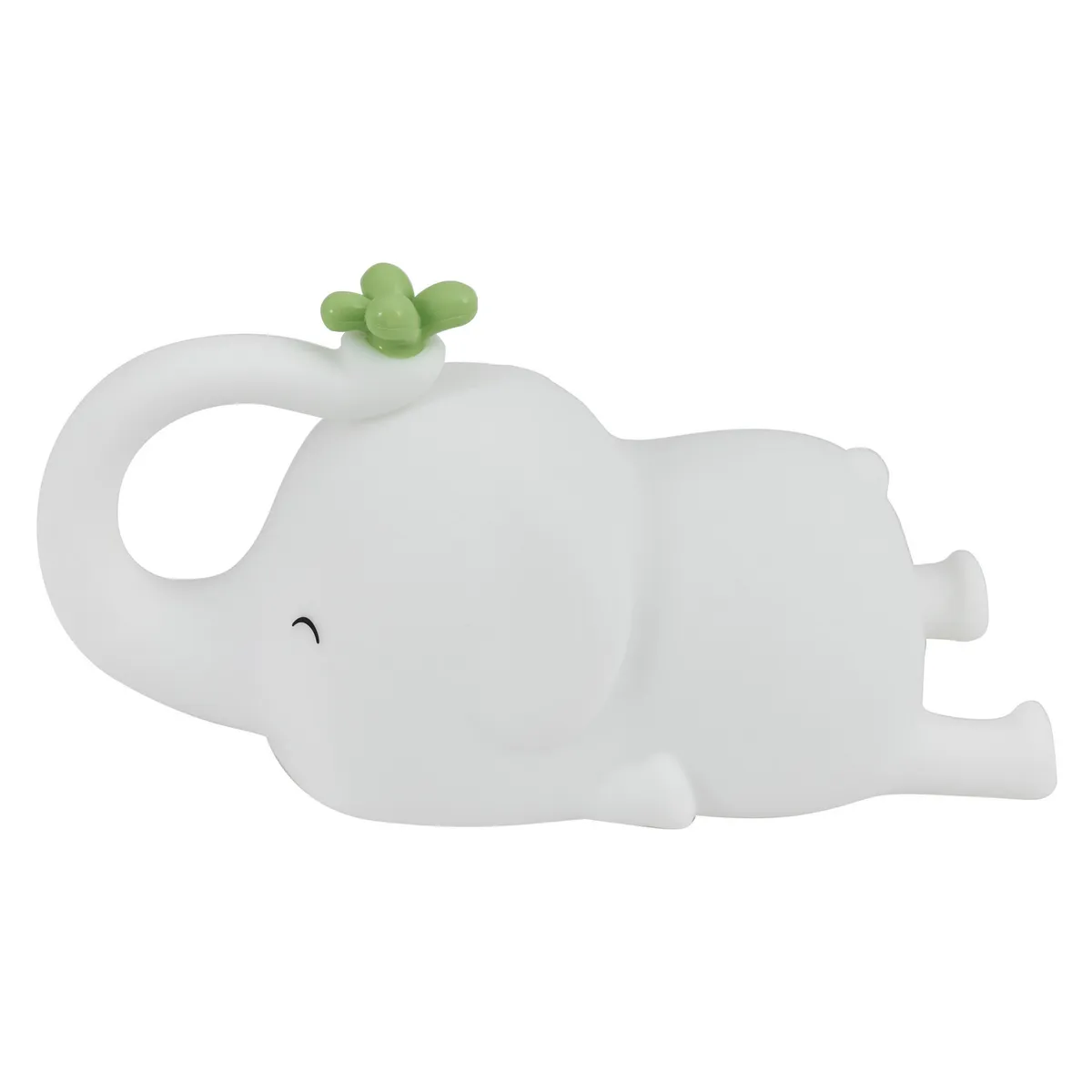 JUST HOME COLLECTION - Elefante Acostado Elefante Blanco 3 W 9x8.9 cm