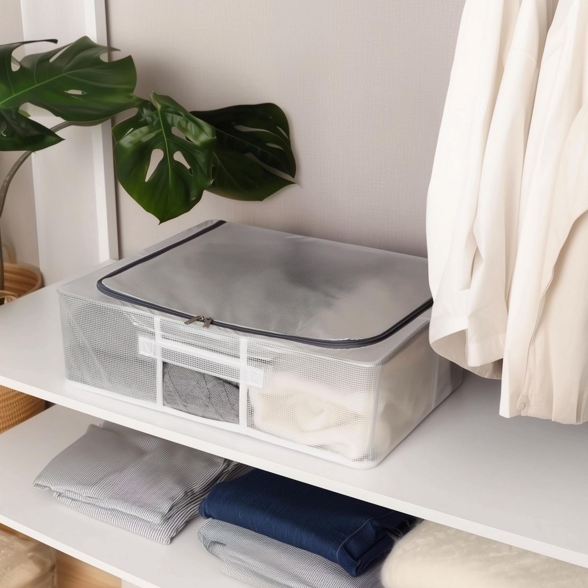 JUST HOME COLLECTION - Organizador Transparente 40x50x15cm