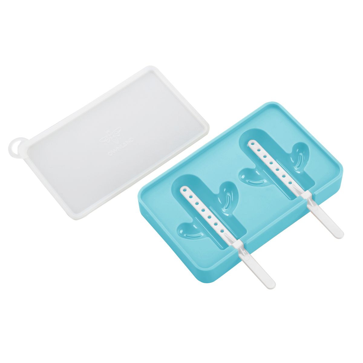 JUST HOME COLLECTION - Molde de Helado Forma Cactus Surtido