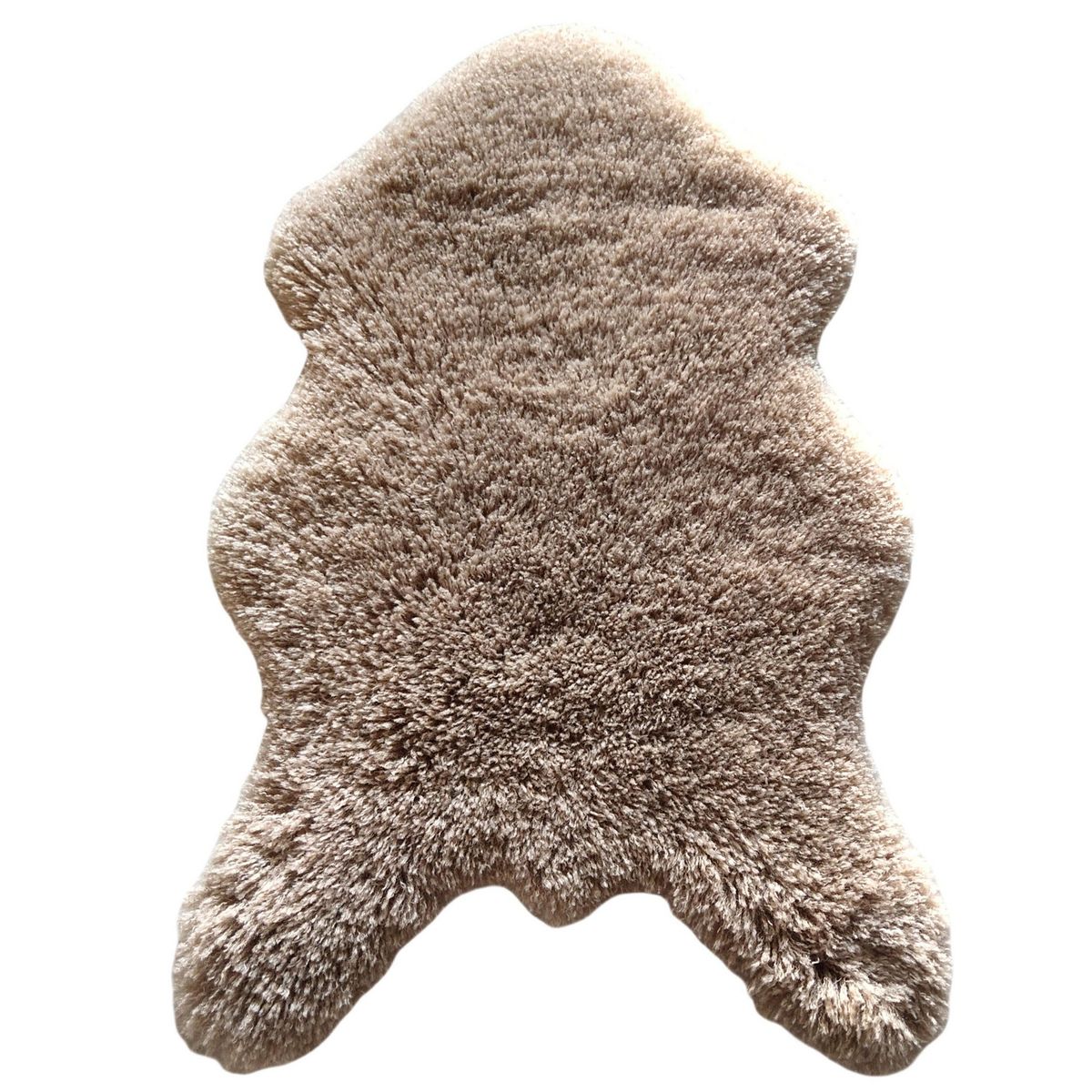 JUST HOME COLLECTION - Alfombra Sheepskin Taupe 90x60cm