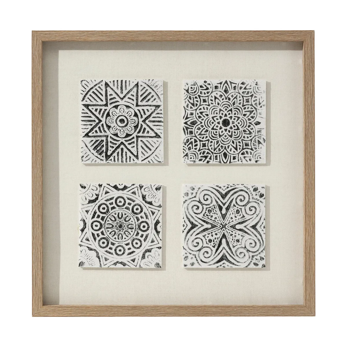 JUST HOME COLLECTION - Cuadro Conjunto Boho 40x40cm