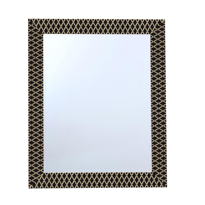 JUST HOME COLLECTION - Espejo Decorativo Thick 69x84cm Café