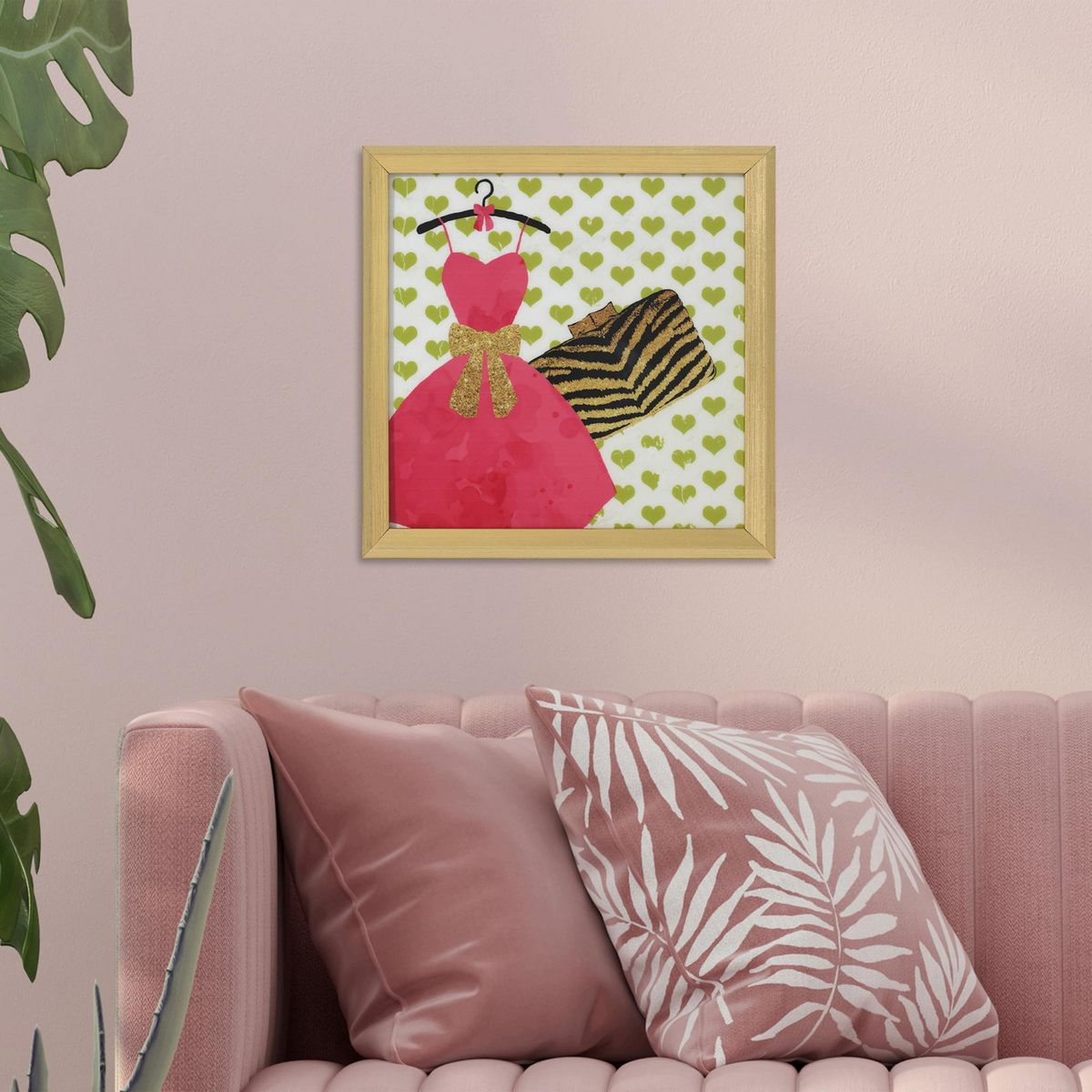 JUST HOME COLLECTION - Cuadro Fashion Boho 20x20cm