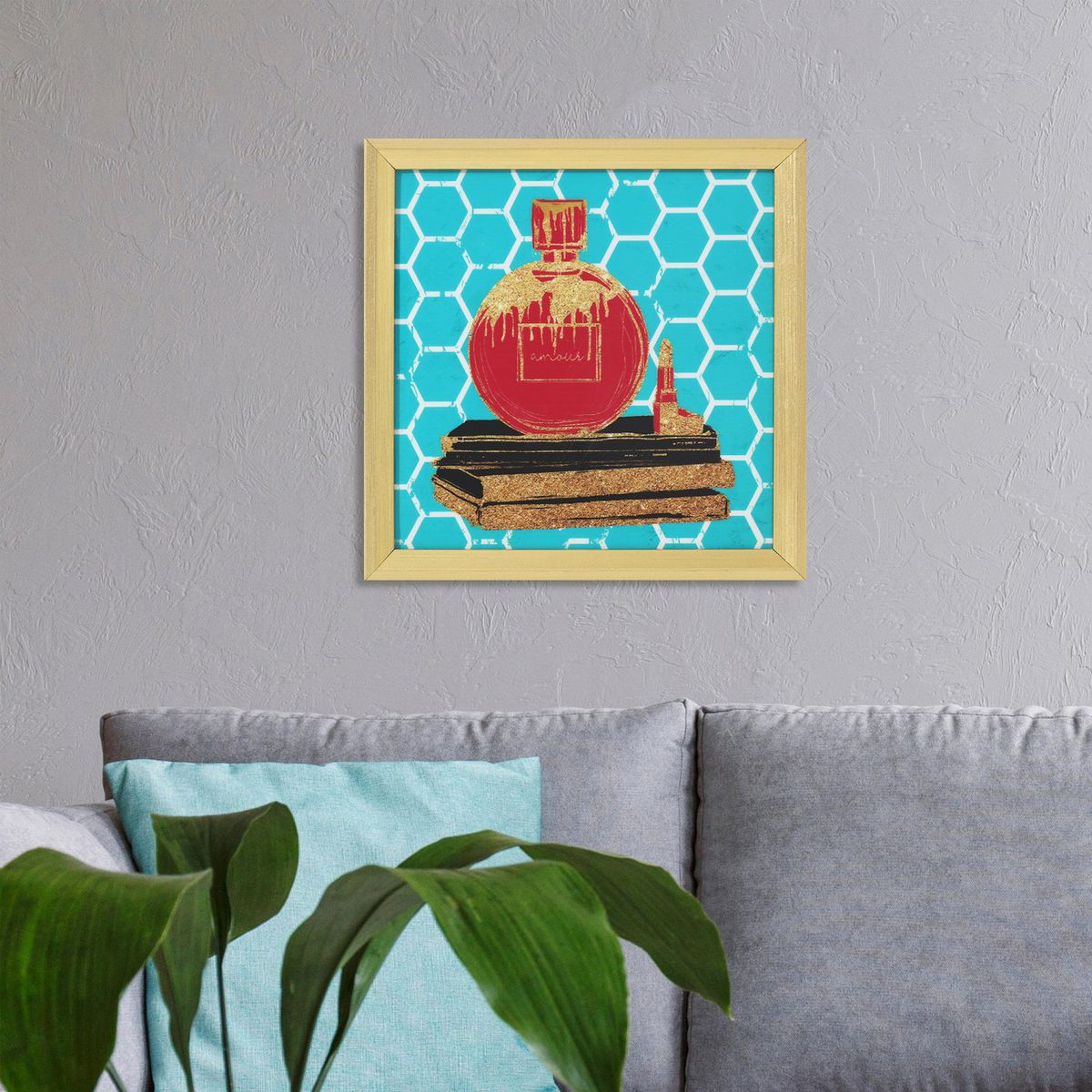 JUST HOME COLLECTION - Cuadro Fashion 20x20cm