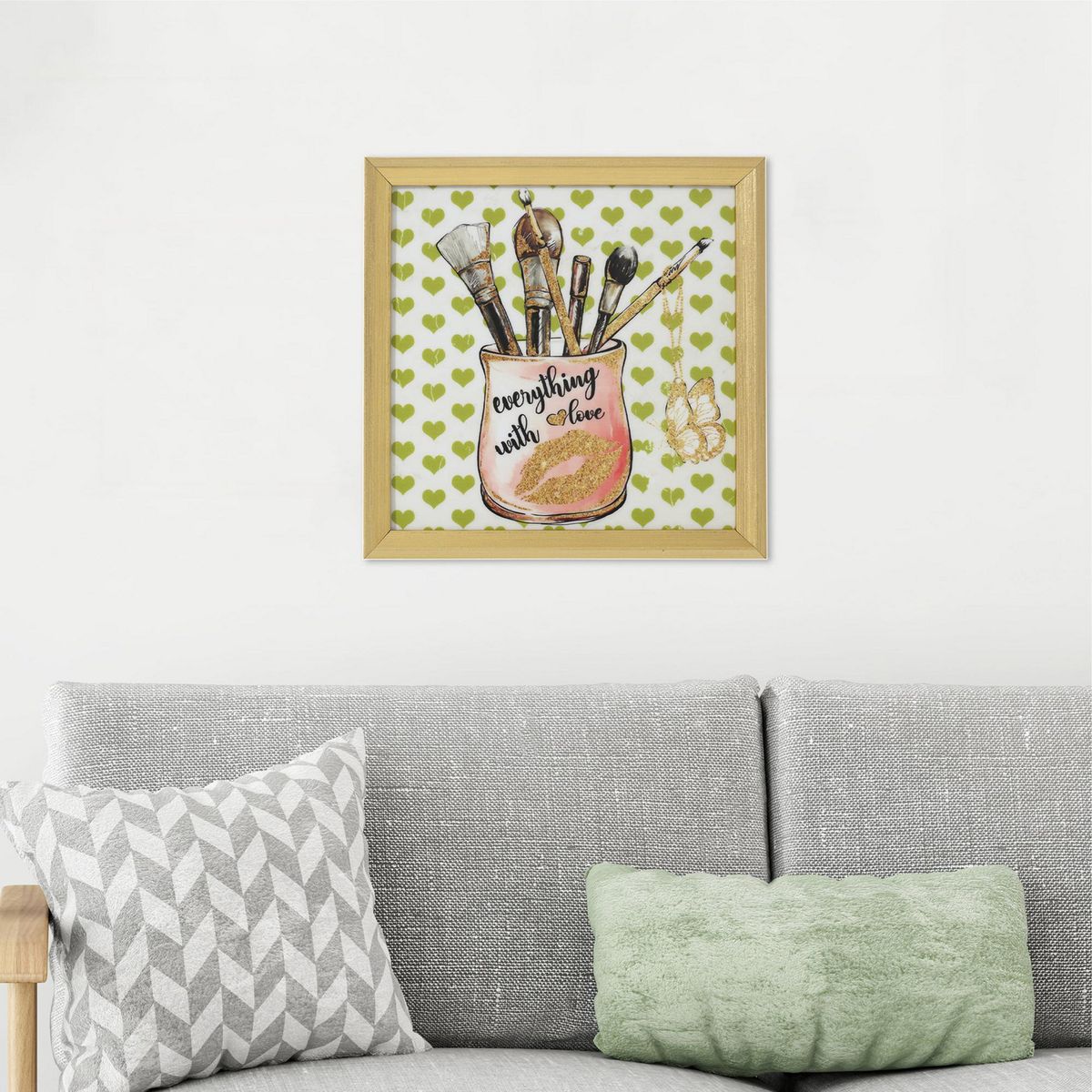 JUST HOME COLLECTION - Cuadro Fashion 20x20cm