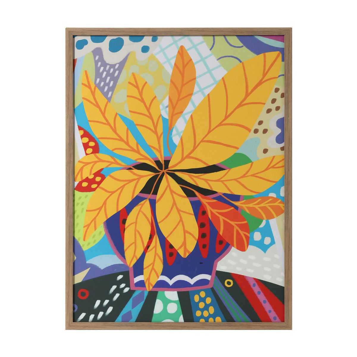 JUST HOME COLLECTION - Cuadro Botánica Boho 60x80cm