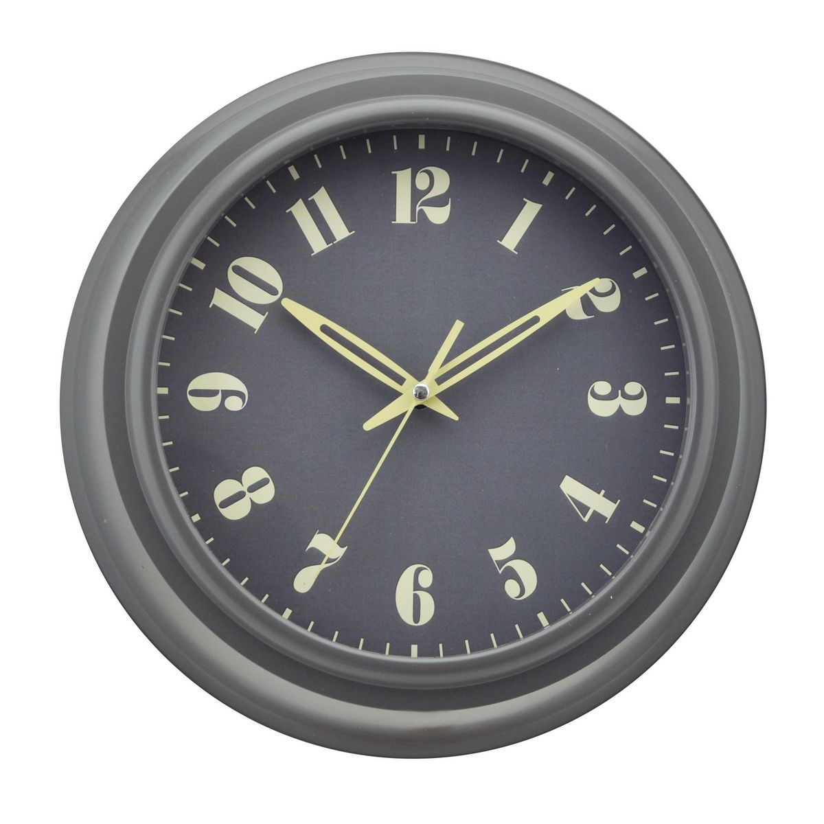 JUST HOME COLLECTION - Reloj de Muro Vara Gris 25cm