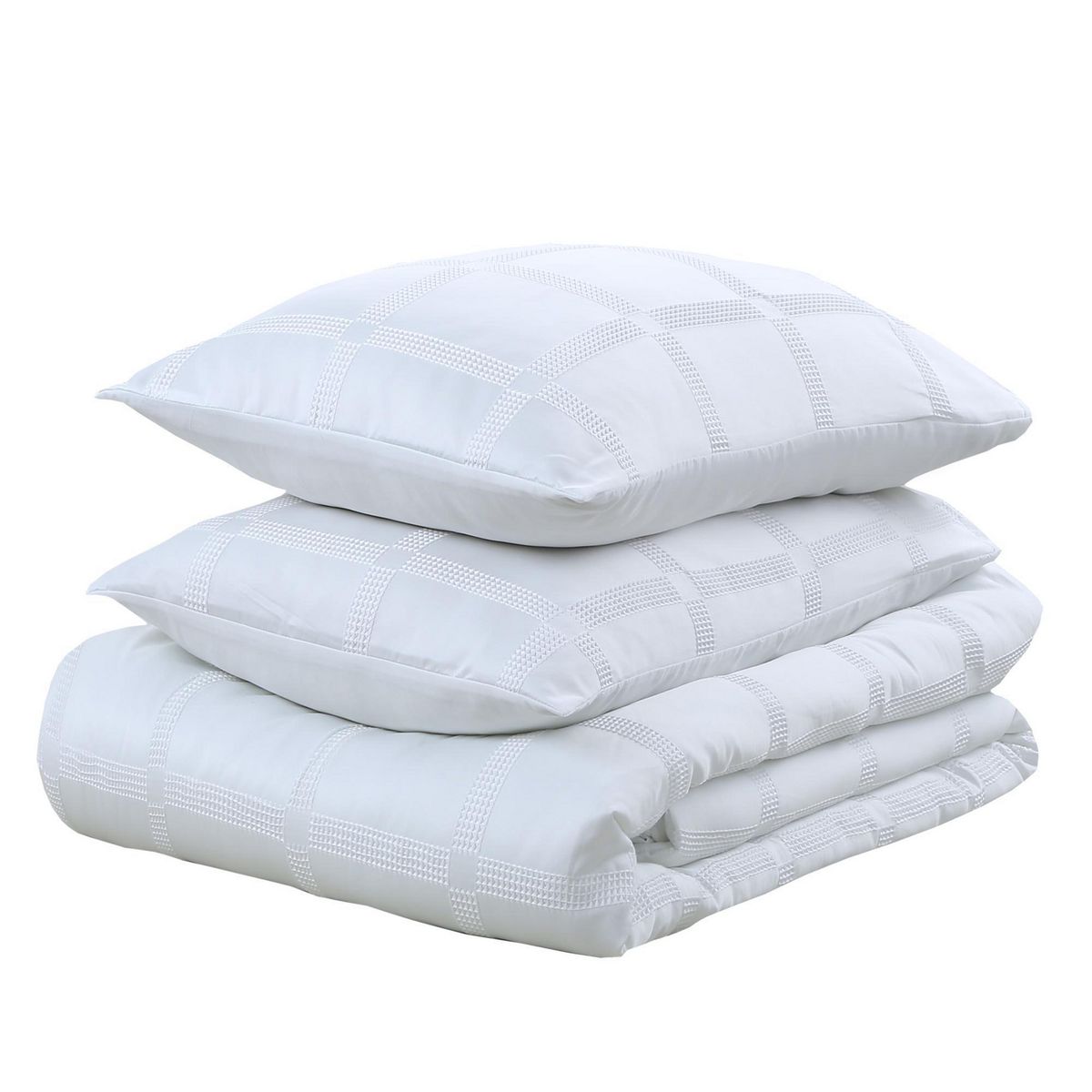 JUST HOME COLLECTION - Plumón Liso 2 Plazas Blanco