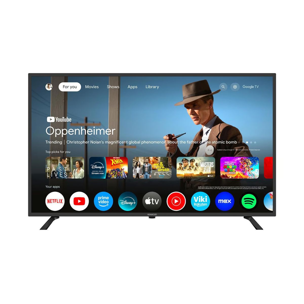 KENWOOD - Televisor Smart Google TV KENWOOD 43" Full HD