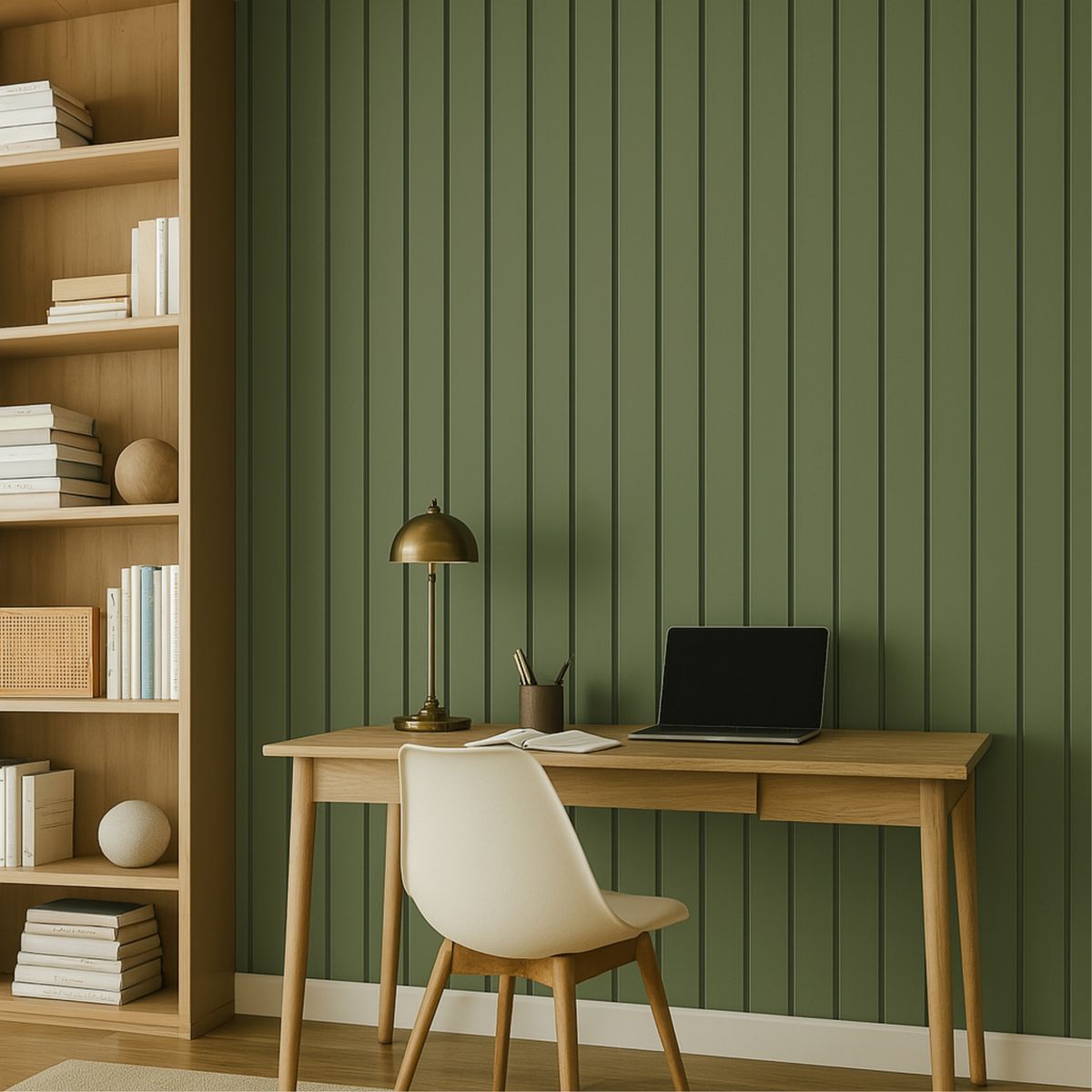 HOLZTEK - Wall Panel WPC Verde Oliva 240x12.2cm 0.28m2 - Venta por Unidad