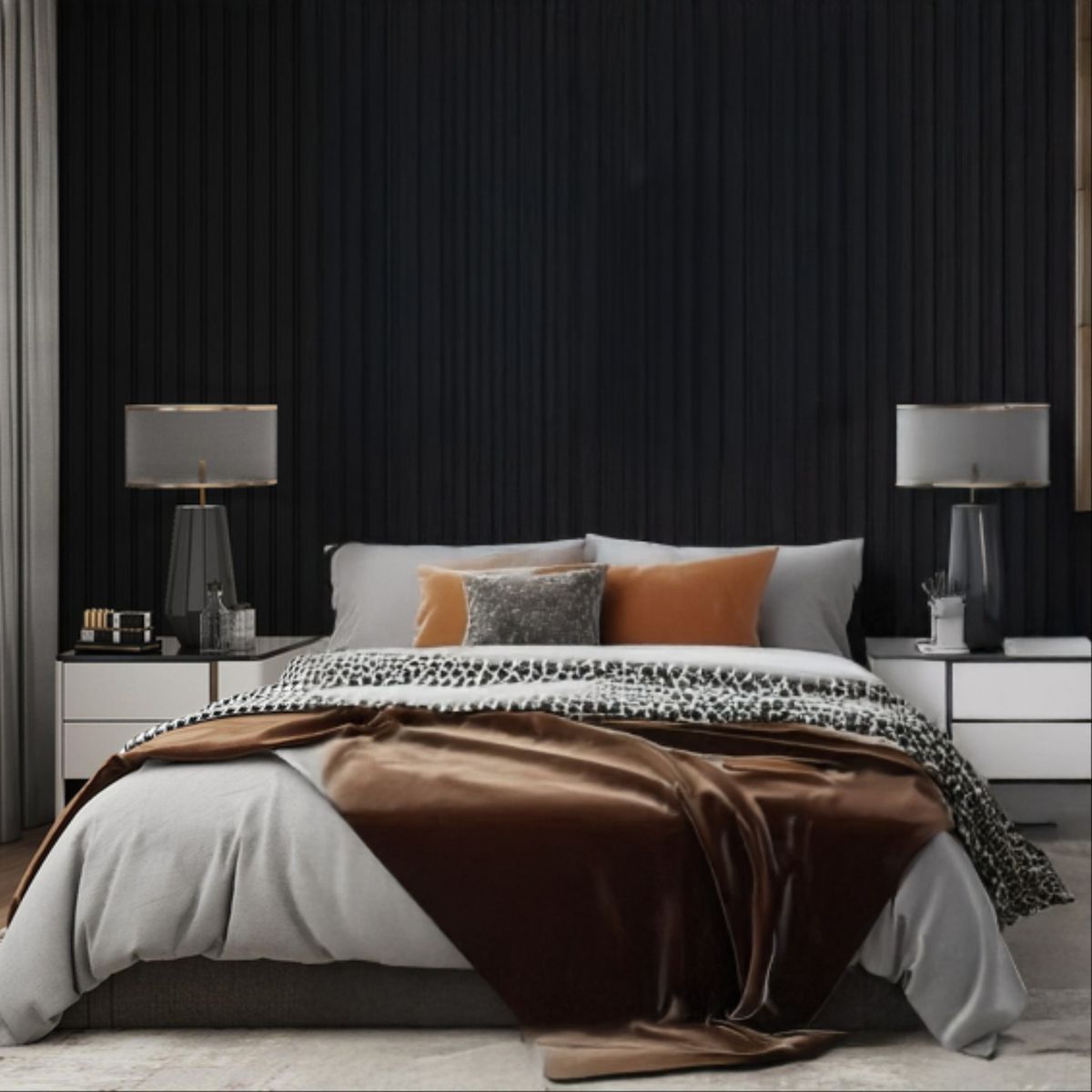 HOLZTEK - Wall Panel WPC Negro 240x12.2cm 0.28m2 - Venta por Unidad